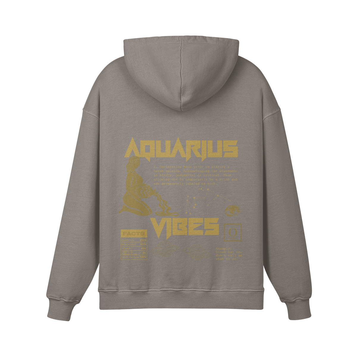 Aquarius Stay Golden Premium Hoodie