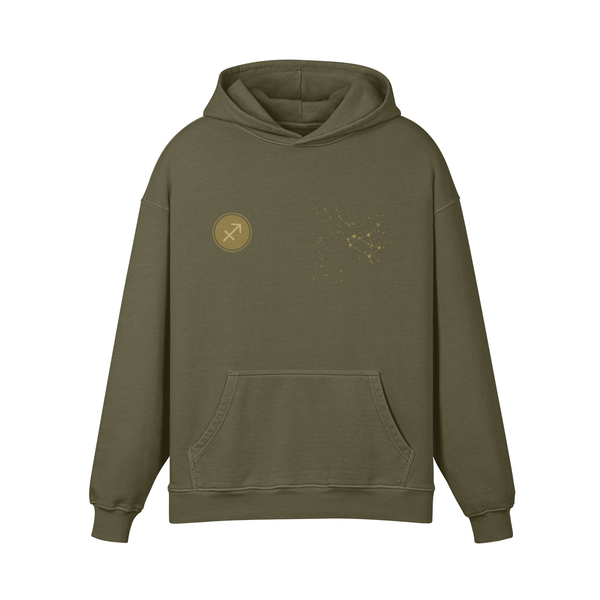 Sagittarius Stay Golden Premium Hoodie