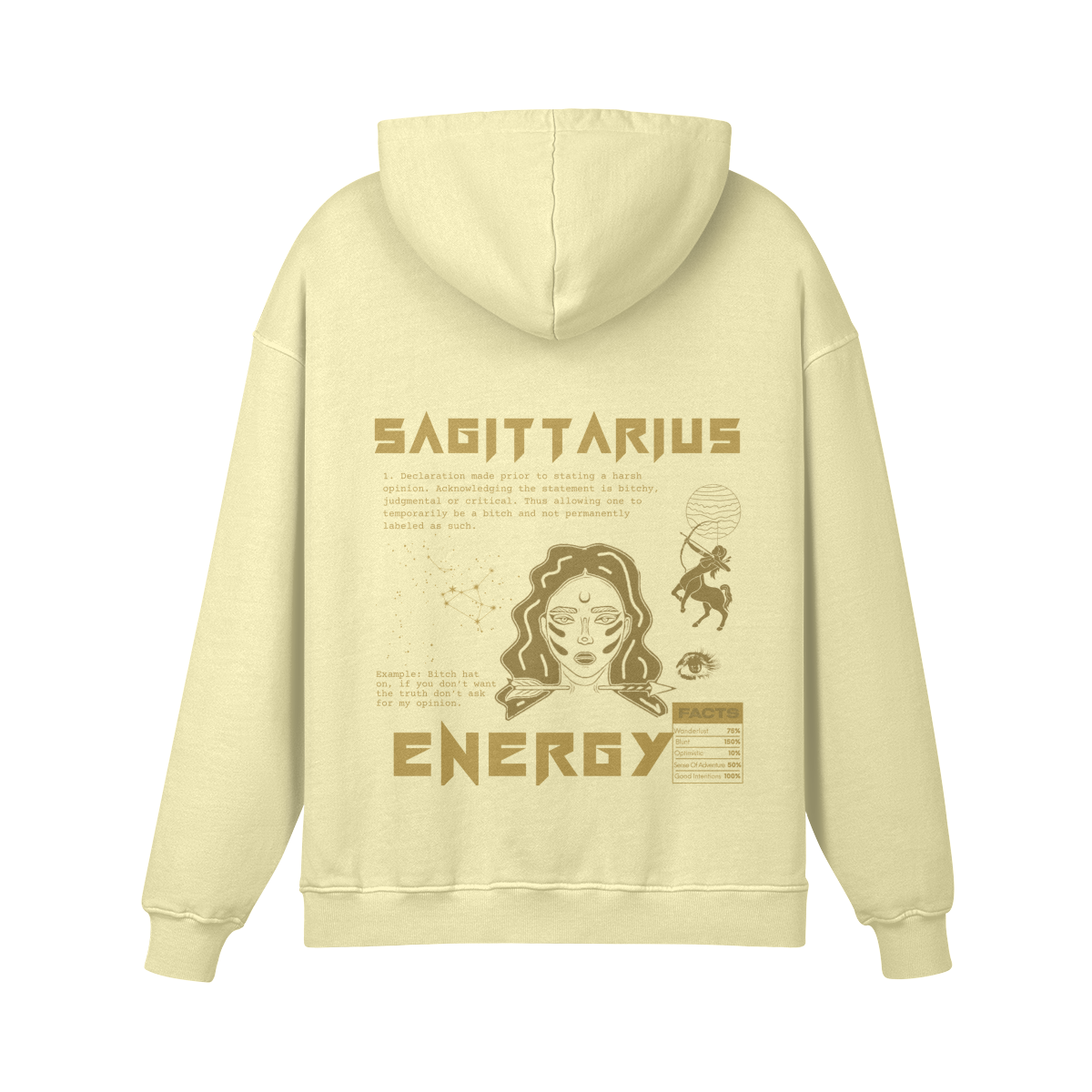 Sagittarius Stay Golden Premium Hoodie