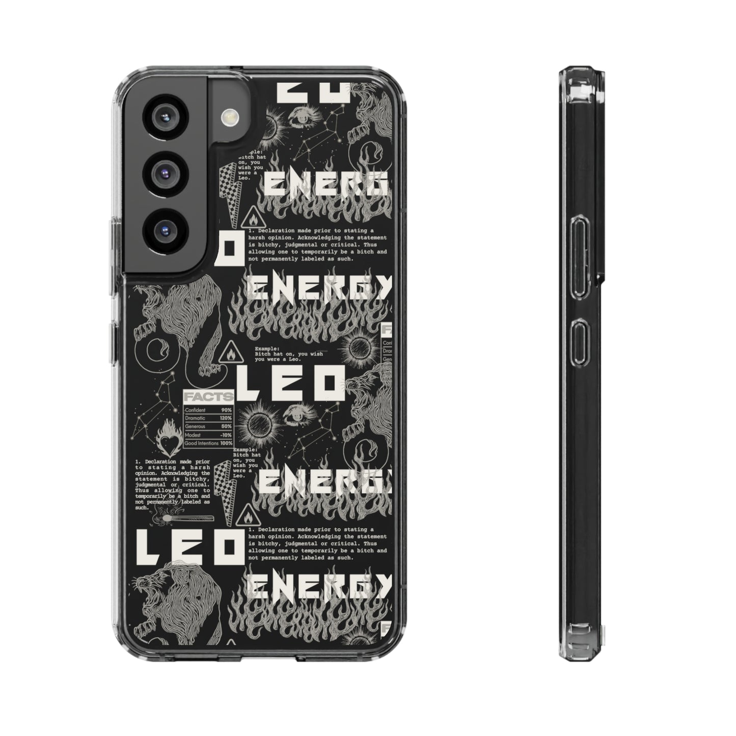 Leo Clear Phone Case