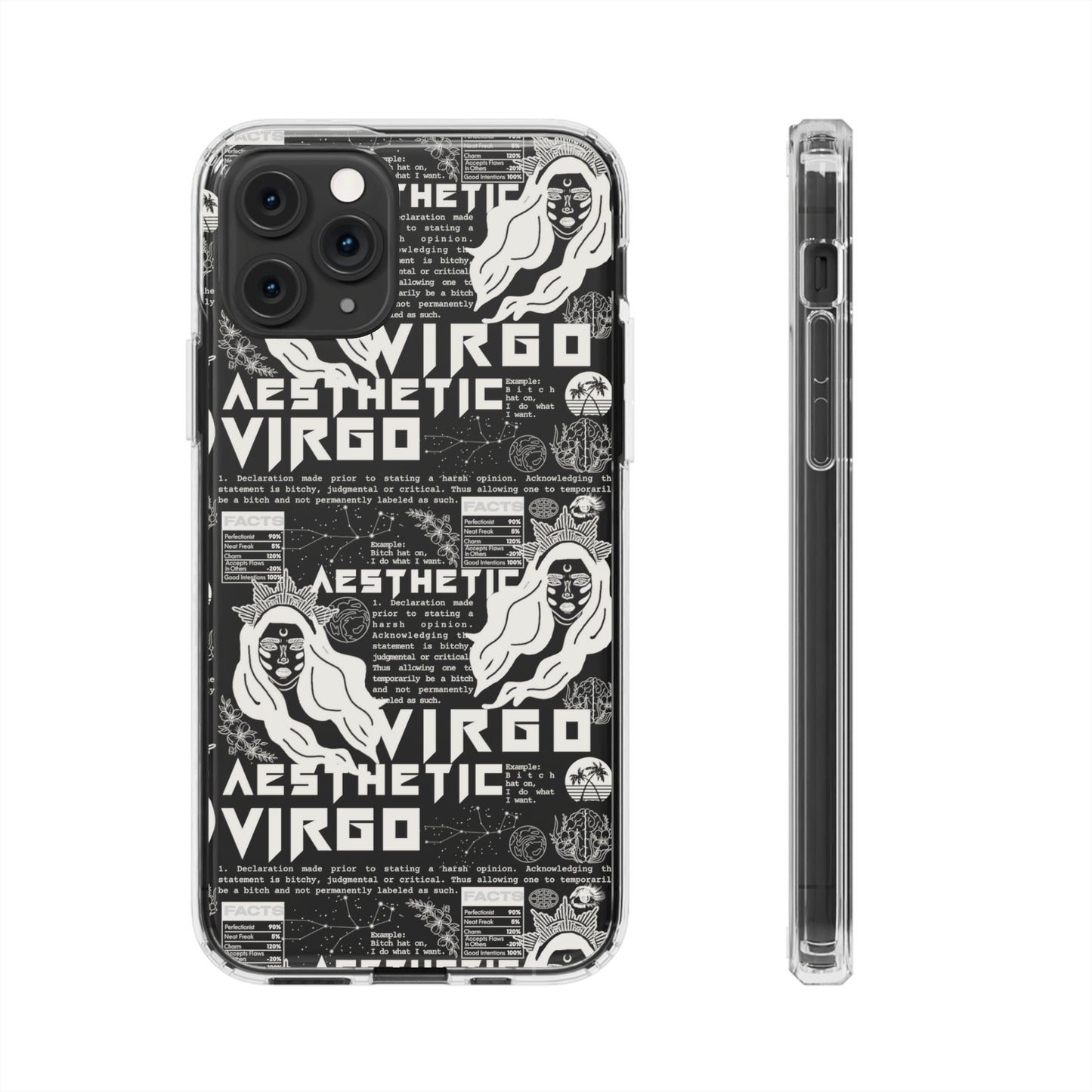 Virgo Clear Phone Case