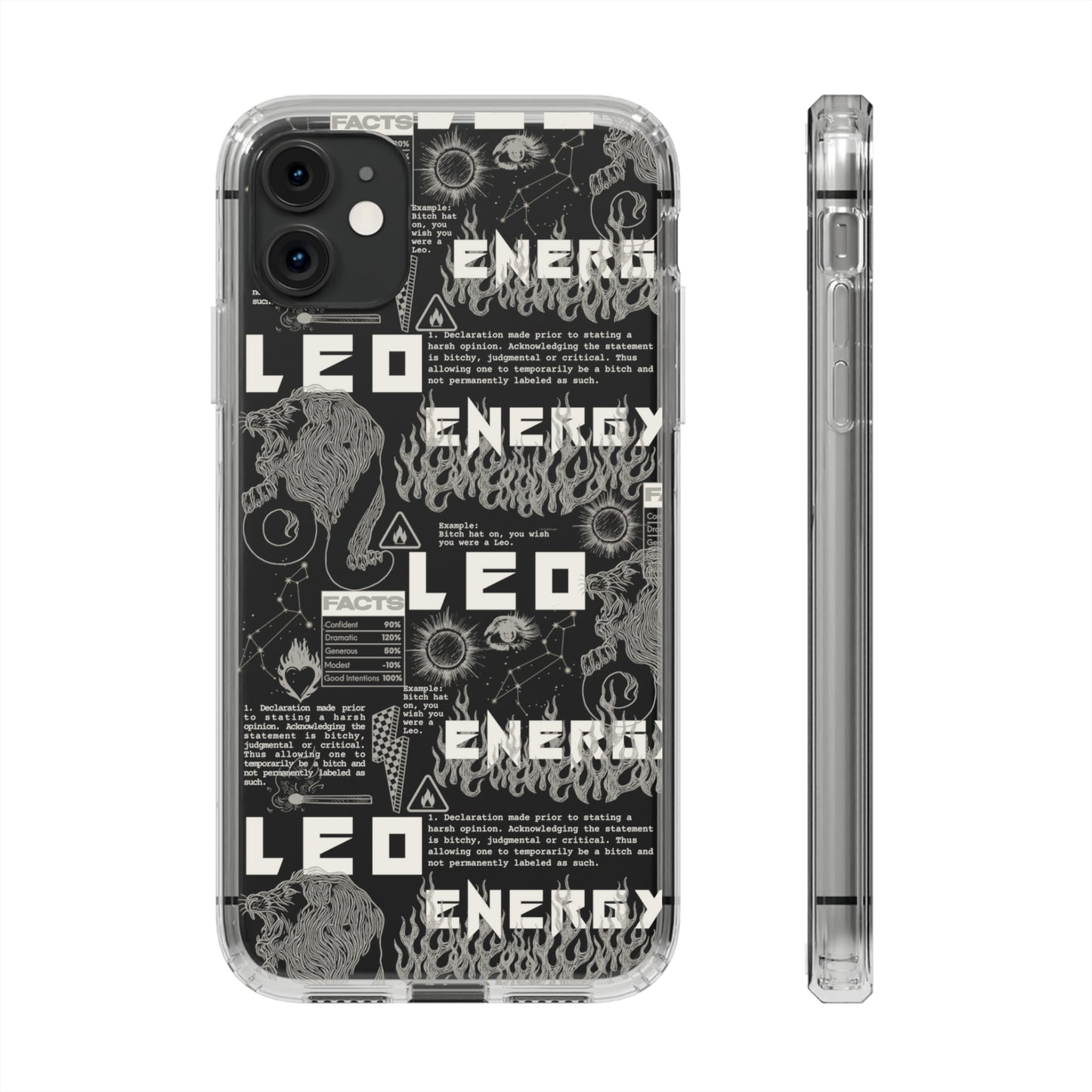 Leo Clear Phone Case