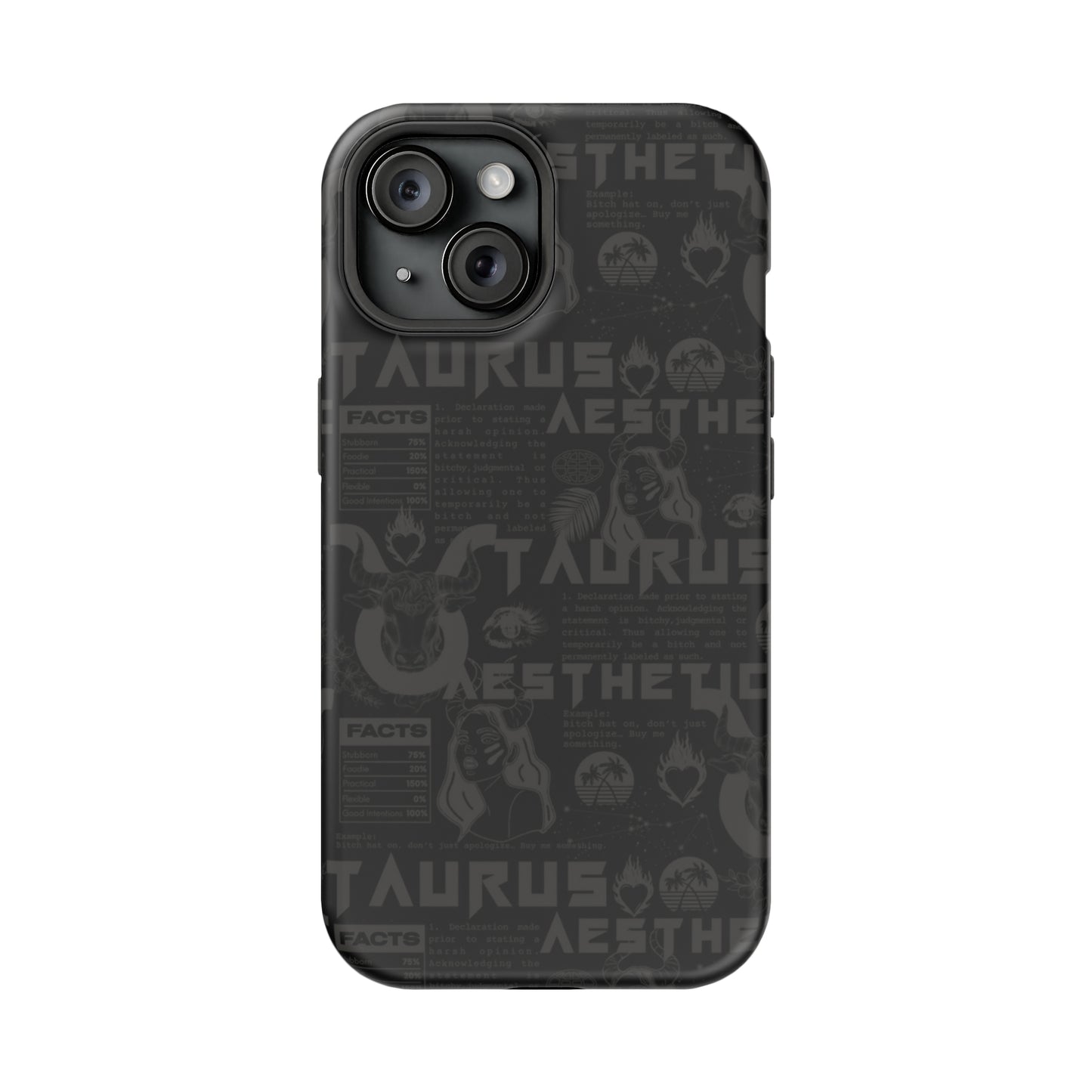 Taurus Blackout Phone Case