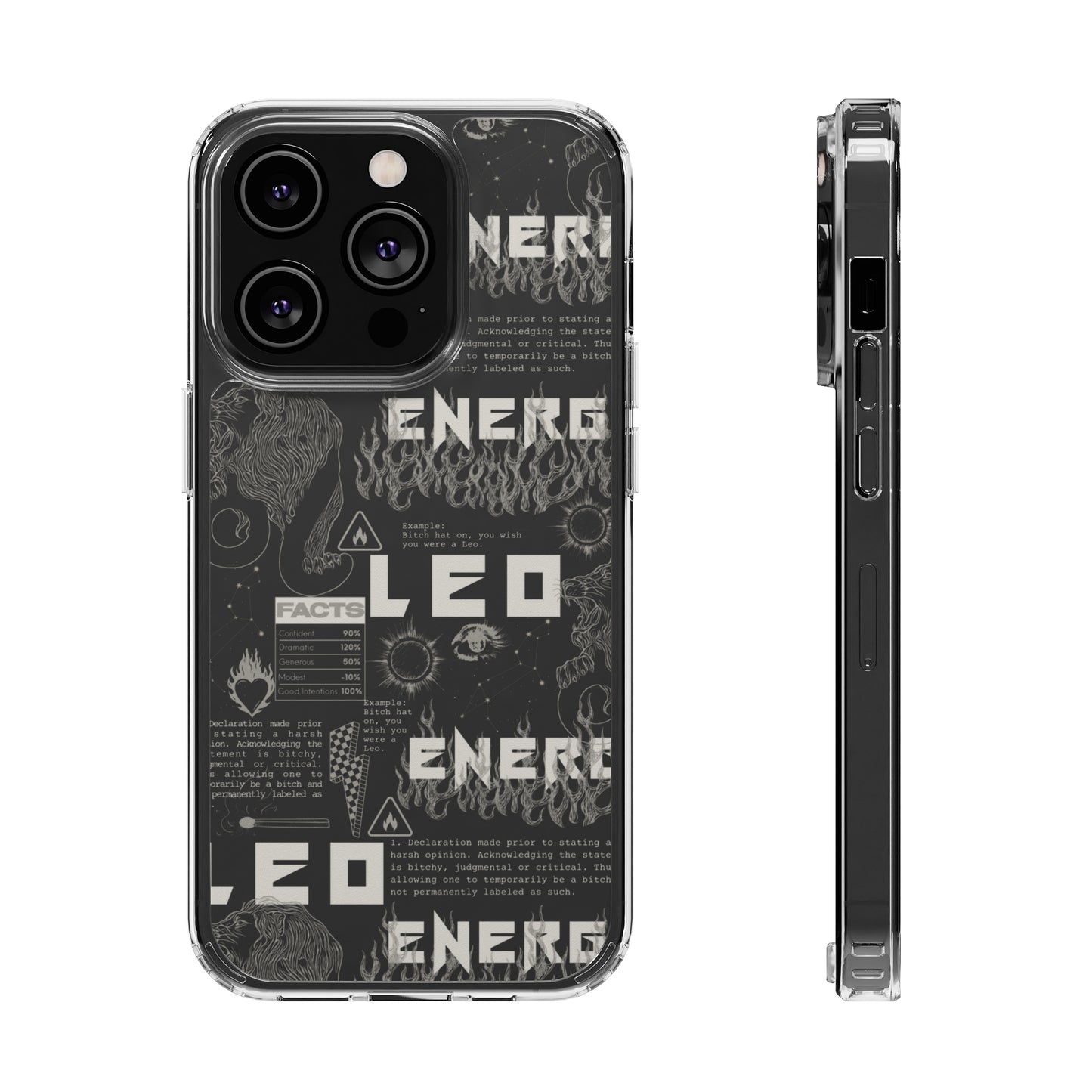 Leo Clear Phone Case