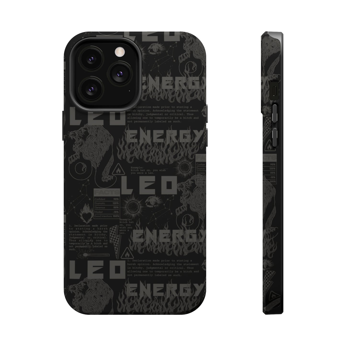 Leo Blackout Phone Case