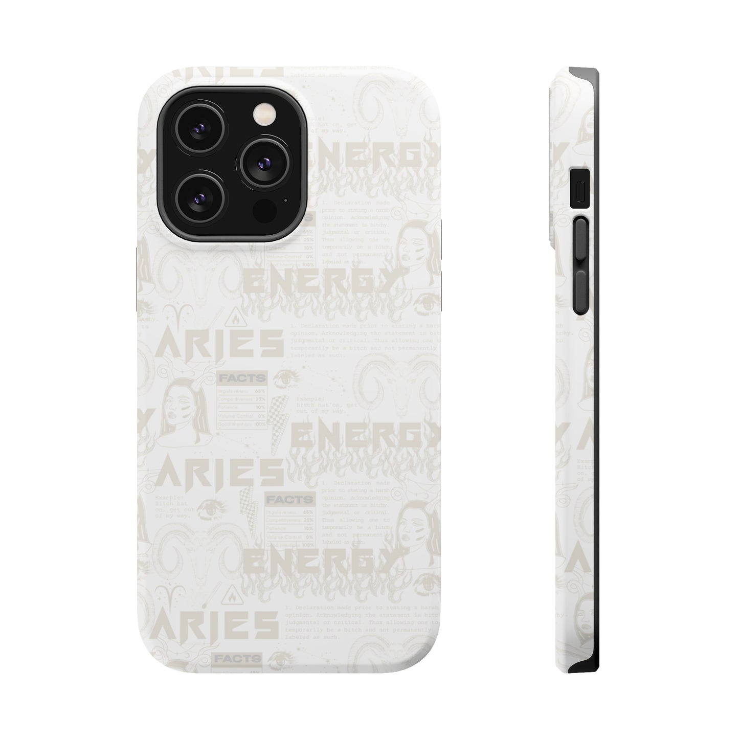 Aries Whiteout Phone Case