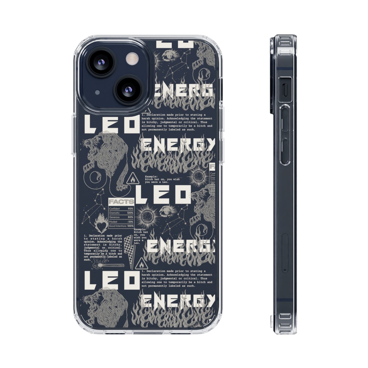 Leo Clear Phone Case