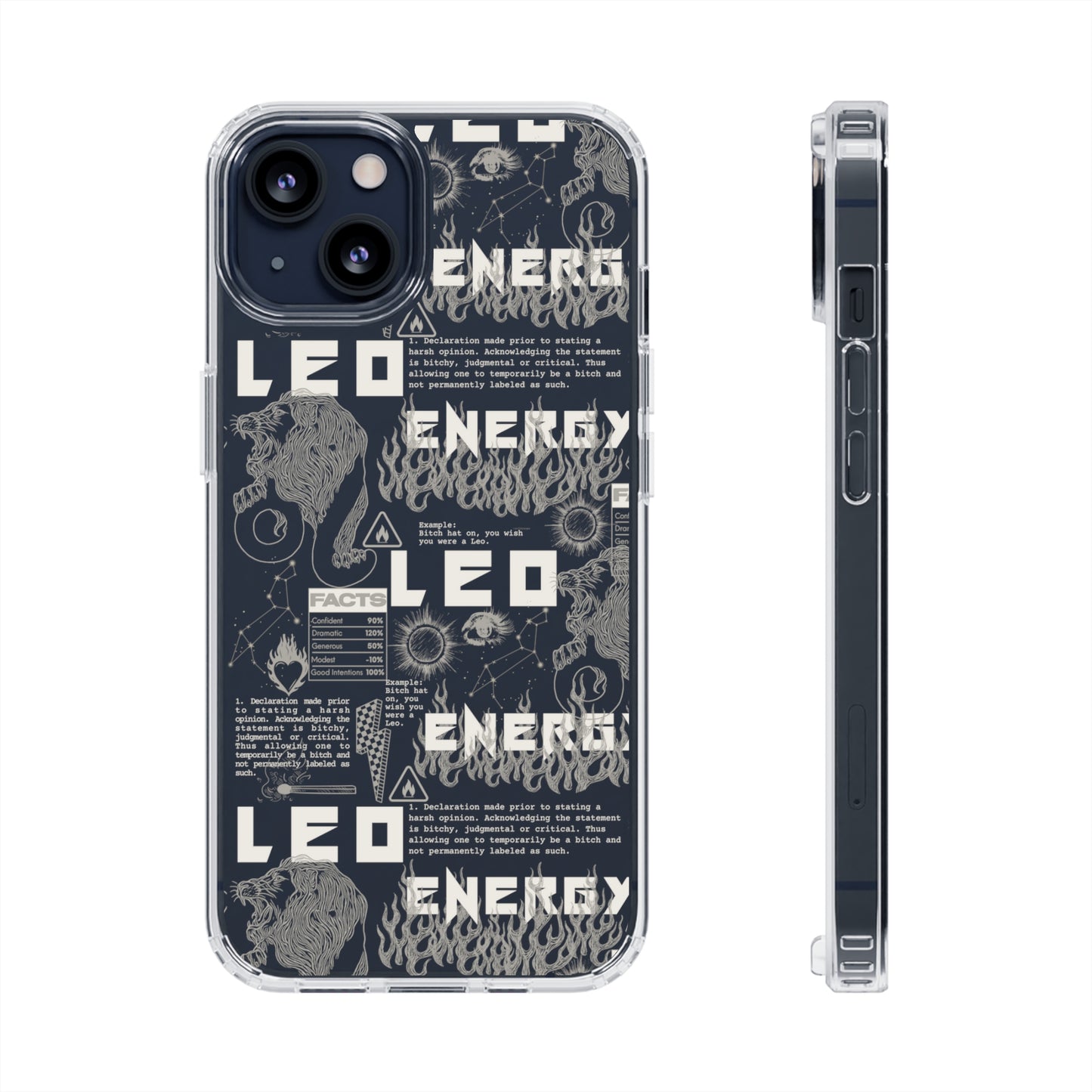 Leo Clear Phone Case