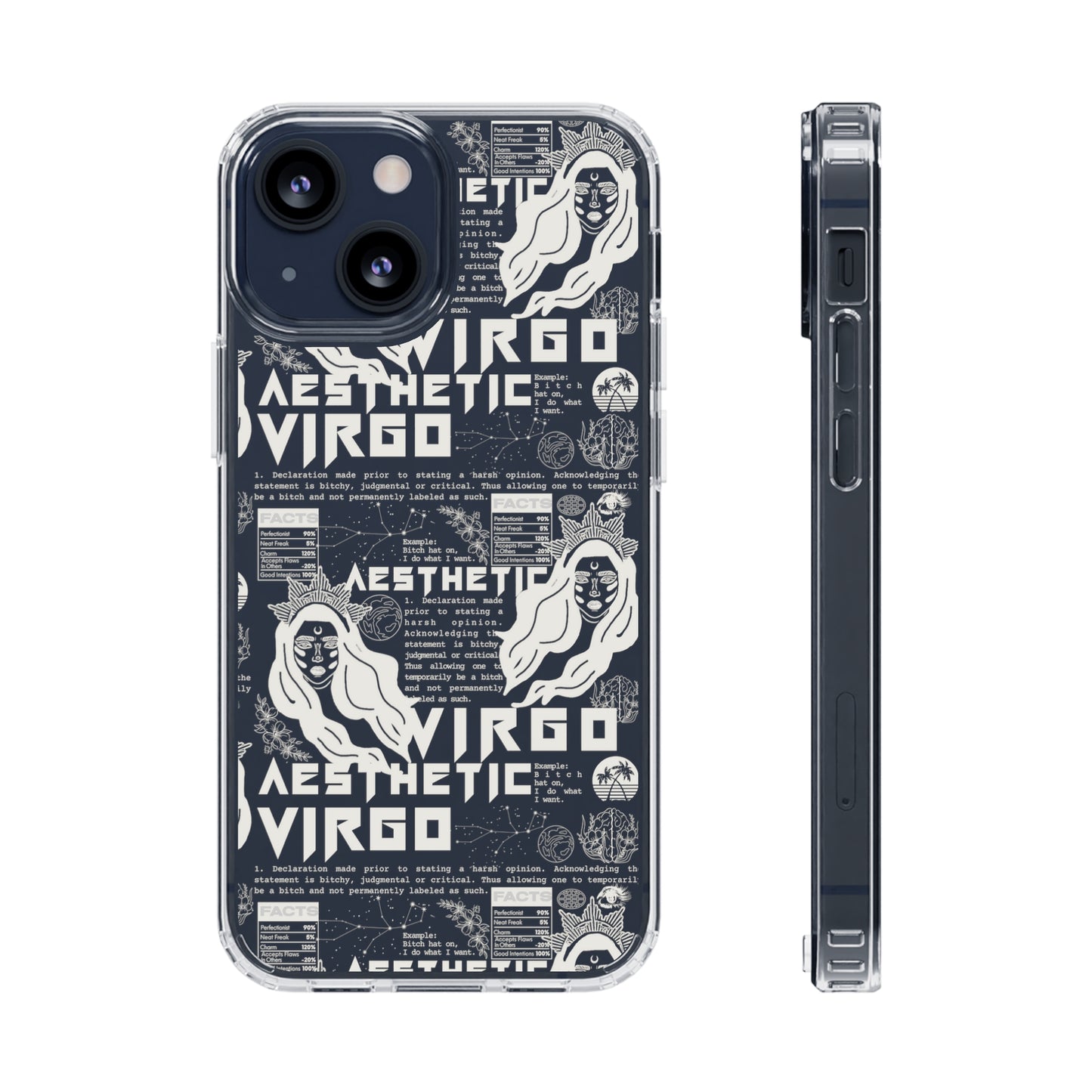 Virgo Clear Phone Case