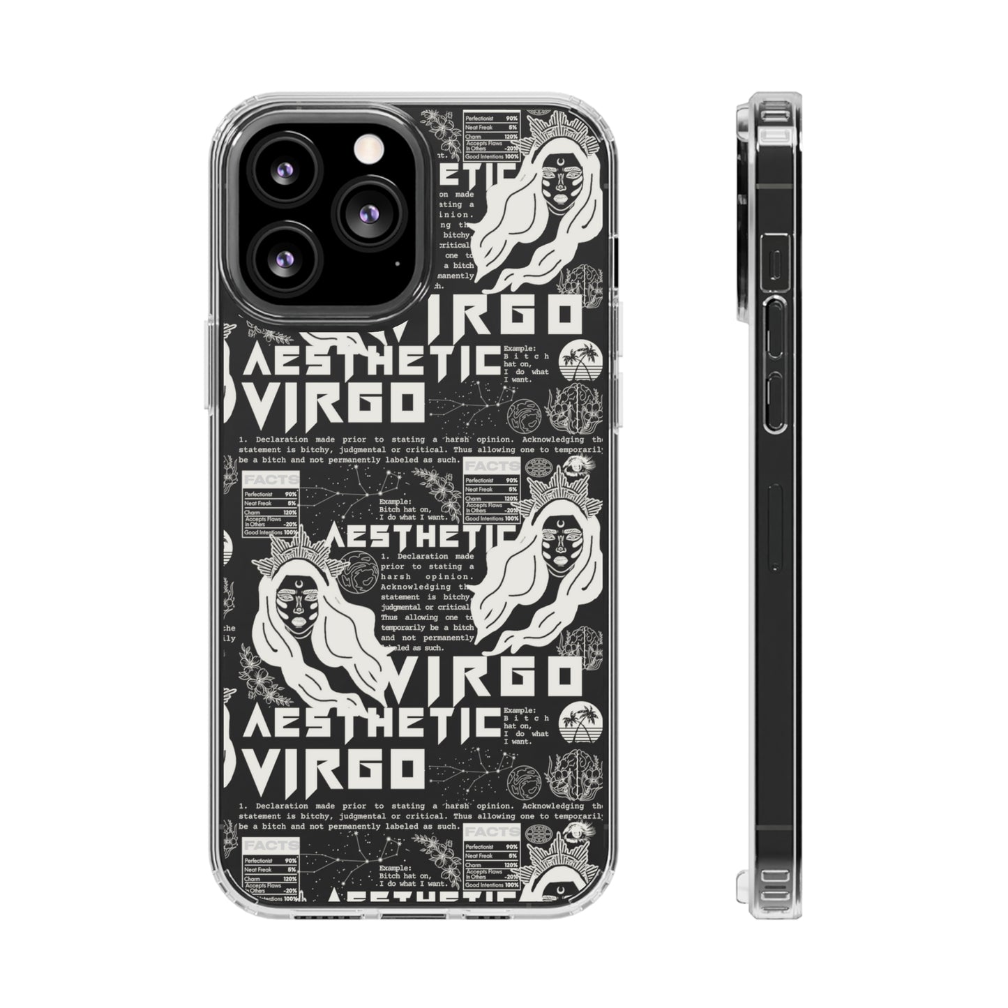 Virgo Clear Phone Case