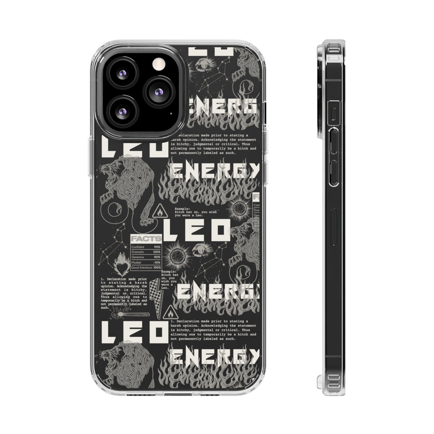 Leo Clear Phone Case