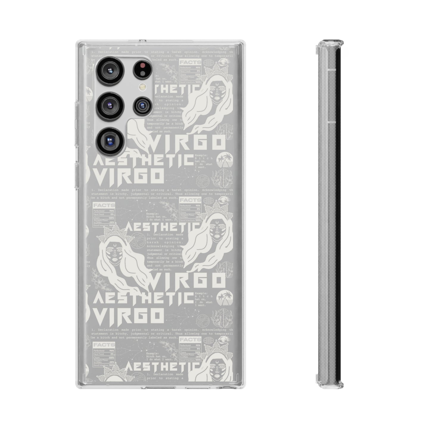 Virgo Clear Phone Case