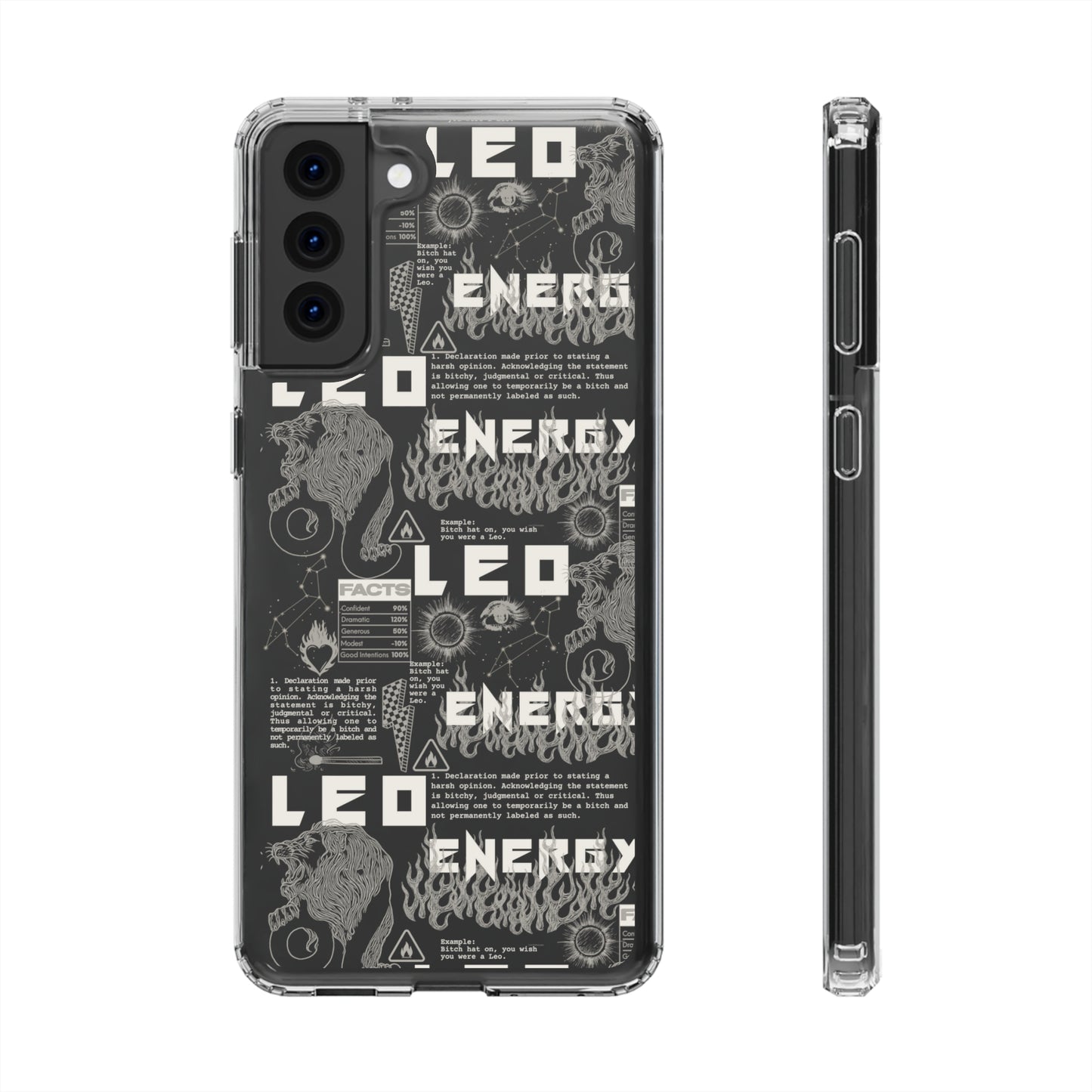 Leo Clear Phone Case