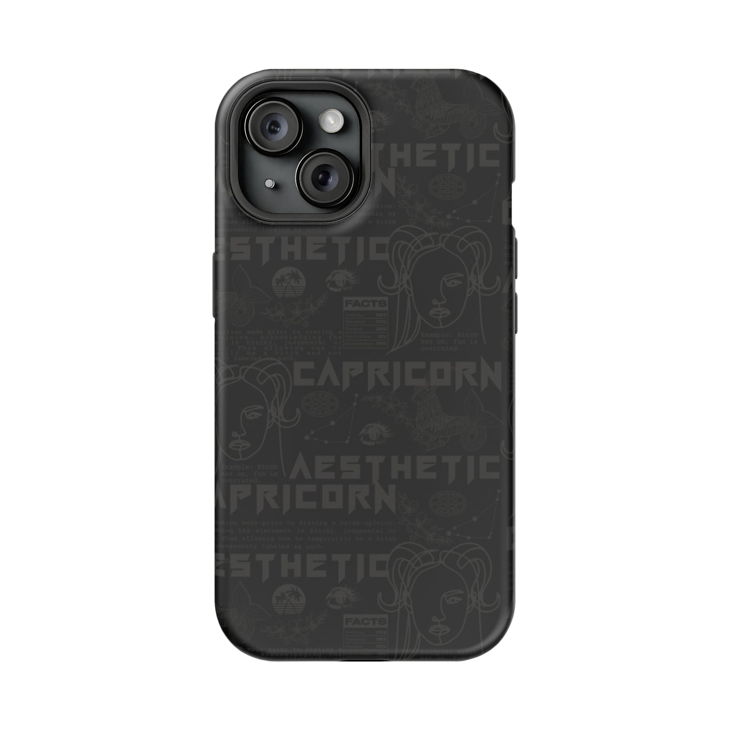 Capricorn Blackout Phone Case