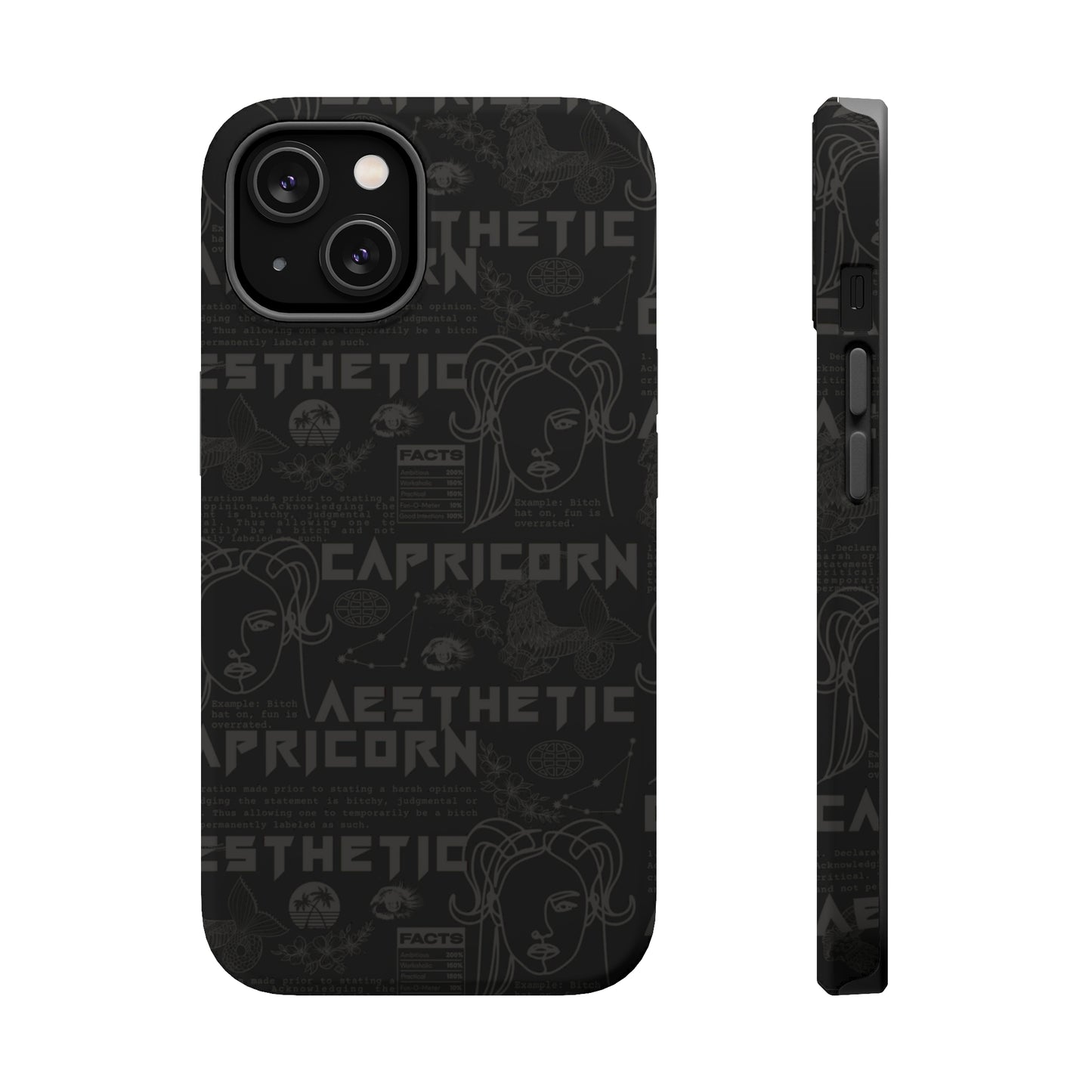 Capricorn Blackout Phone Case