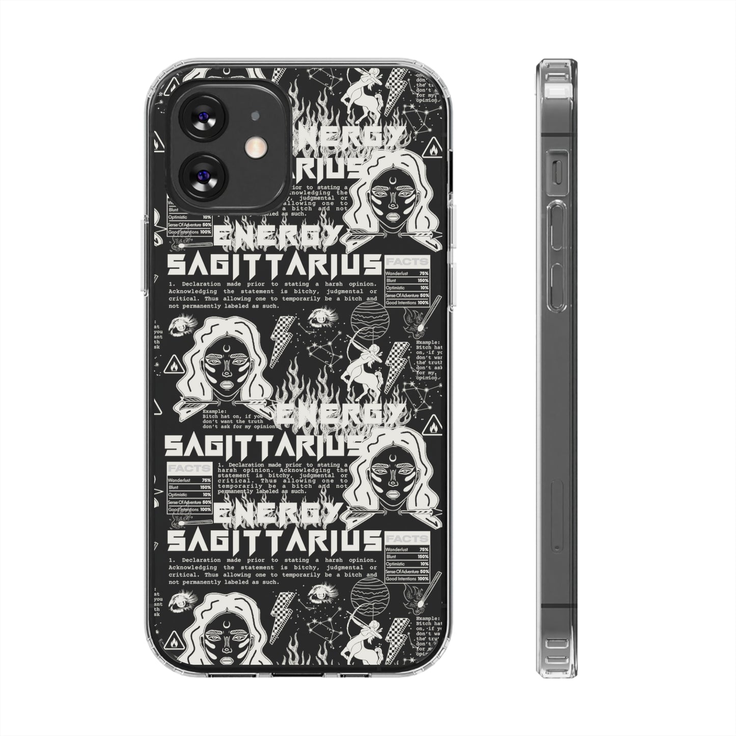 Sagittarius Clear Phone Case