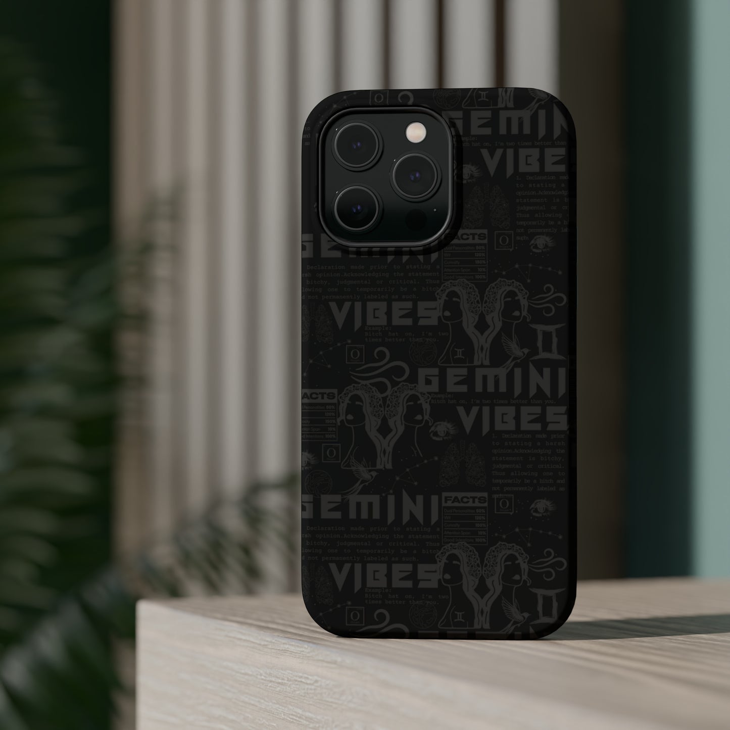 Gemini Blackout Phone Case