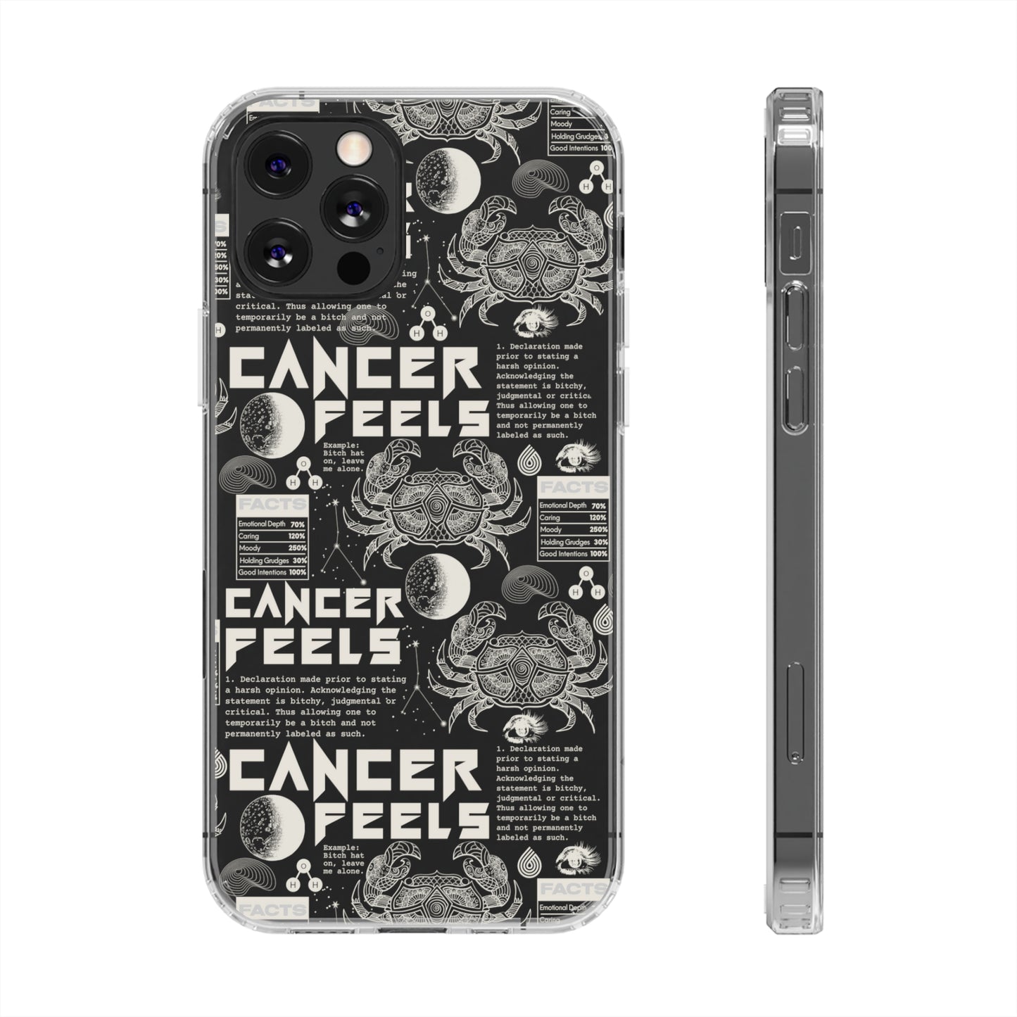 Cancer Clear Phone Case