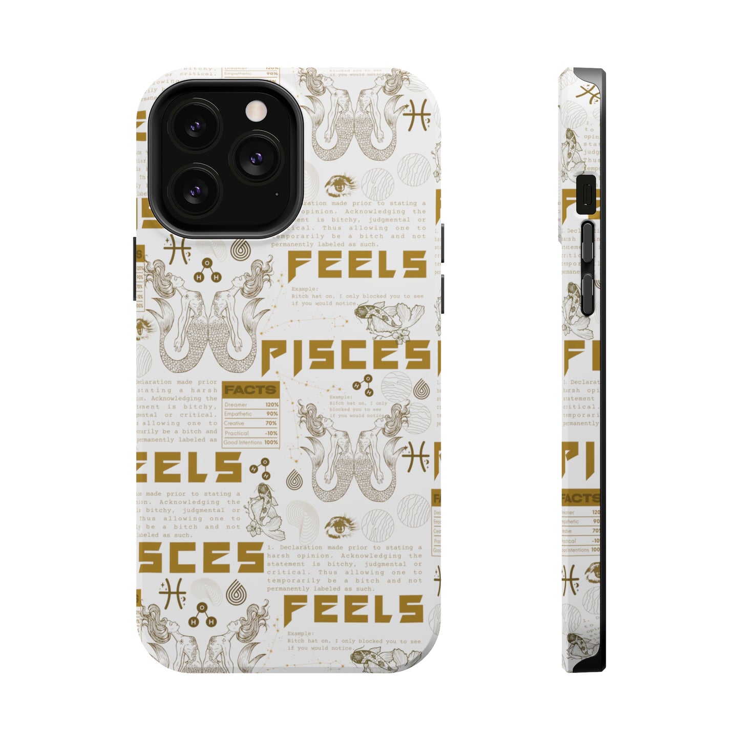 Pisces Golden Phone Case