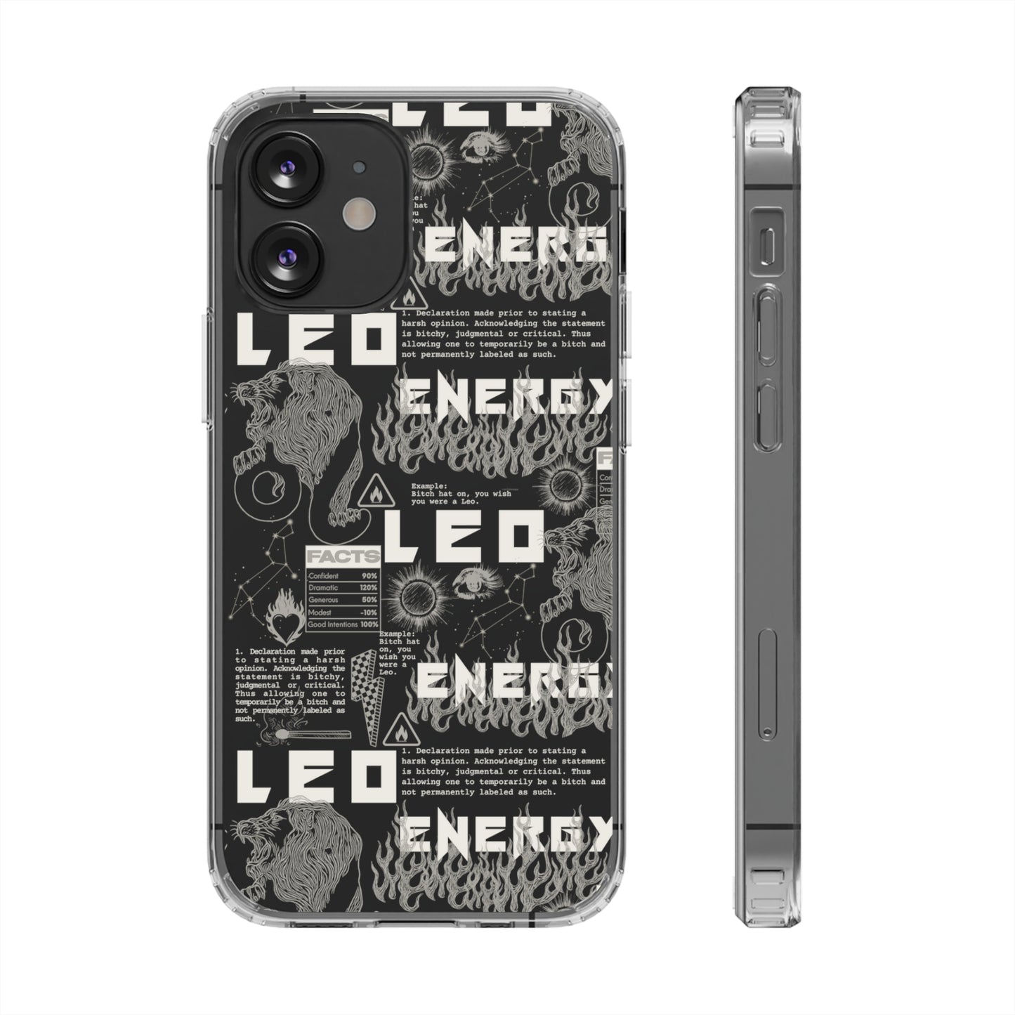 Leo Clear Phone Case