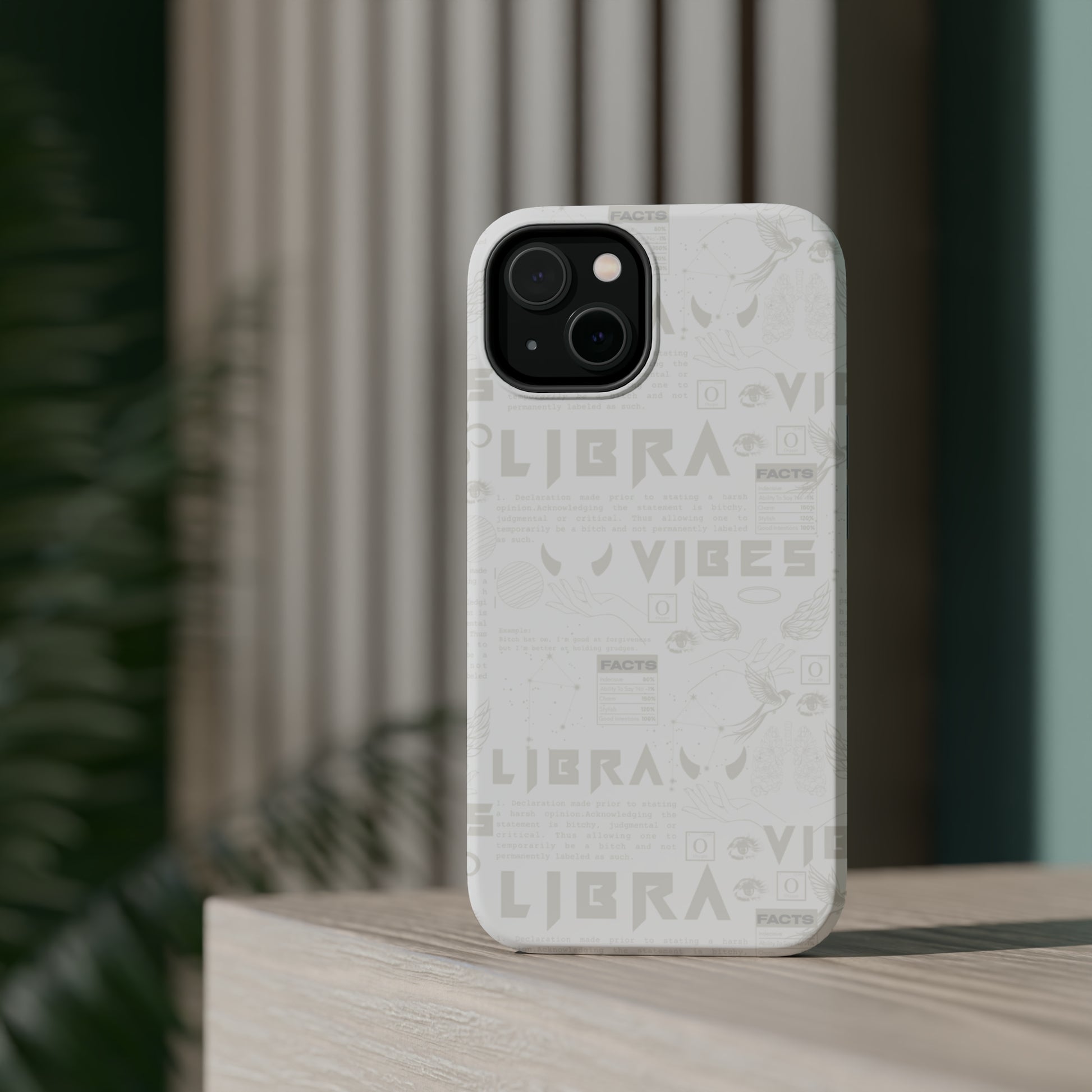 Libra Whiteout Phone Case – Bitch Hat On Libra Whiteout Phone Case – Bitch Hat On
