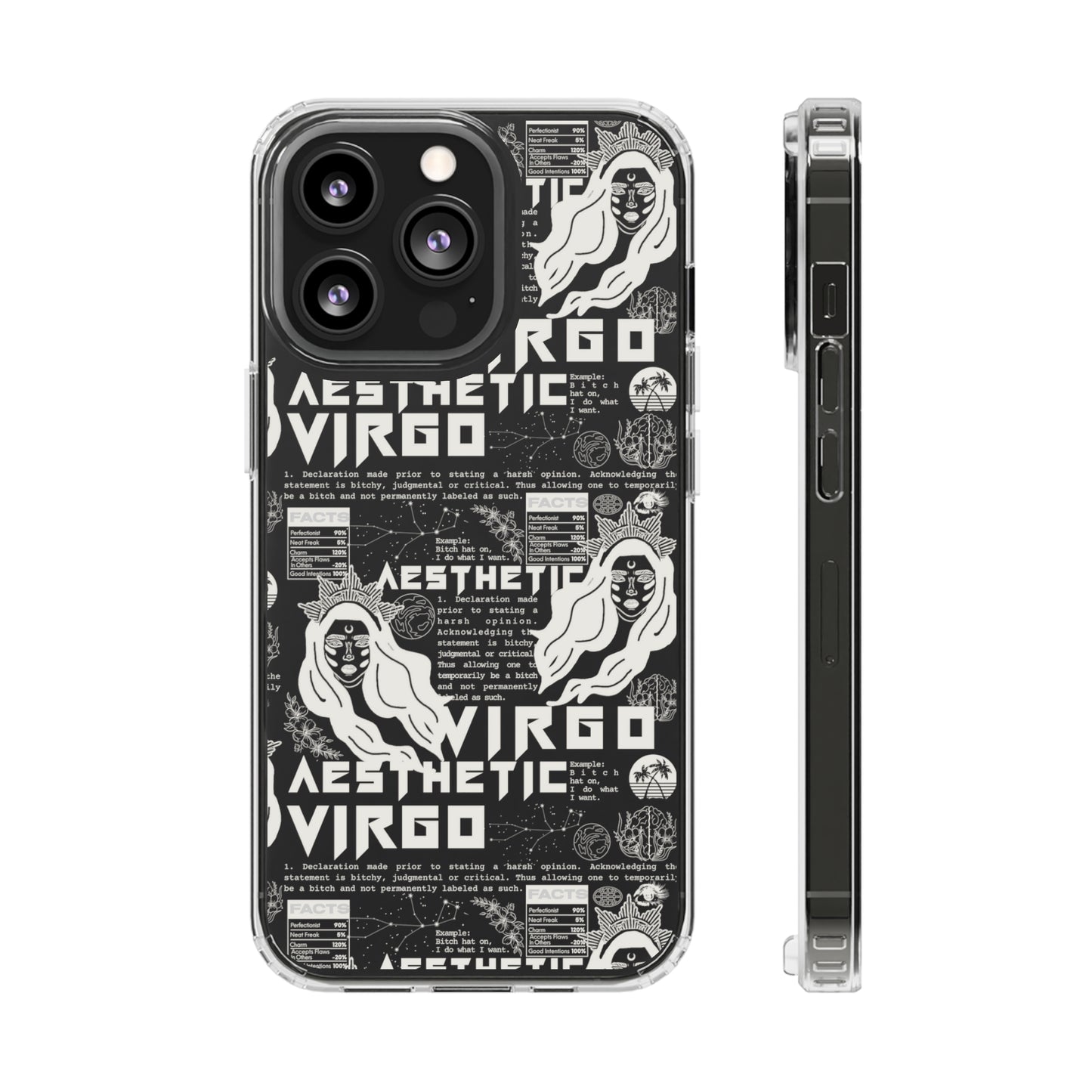 Virgo Clear Phone Case