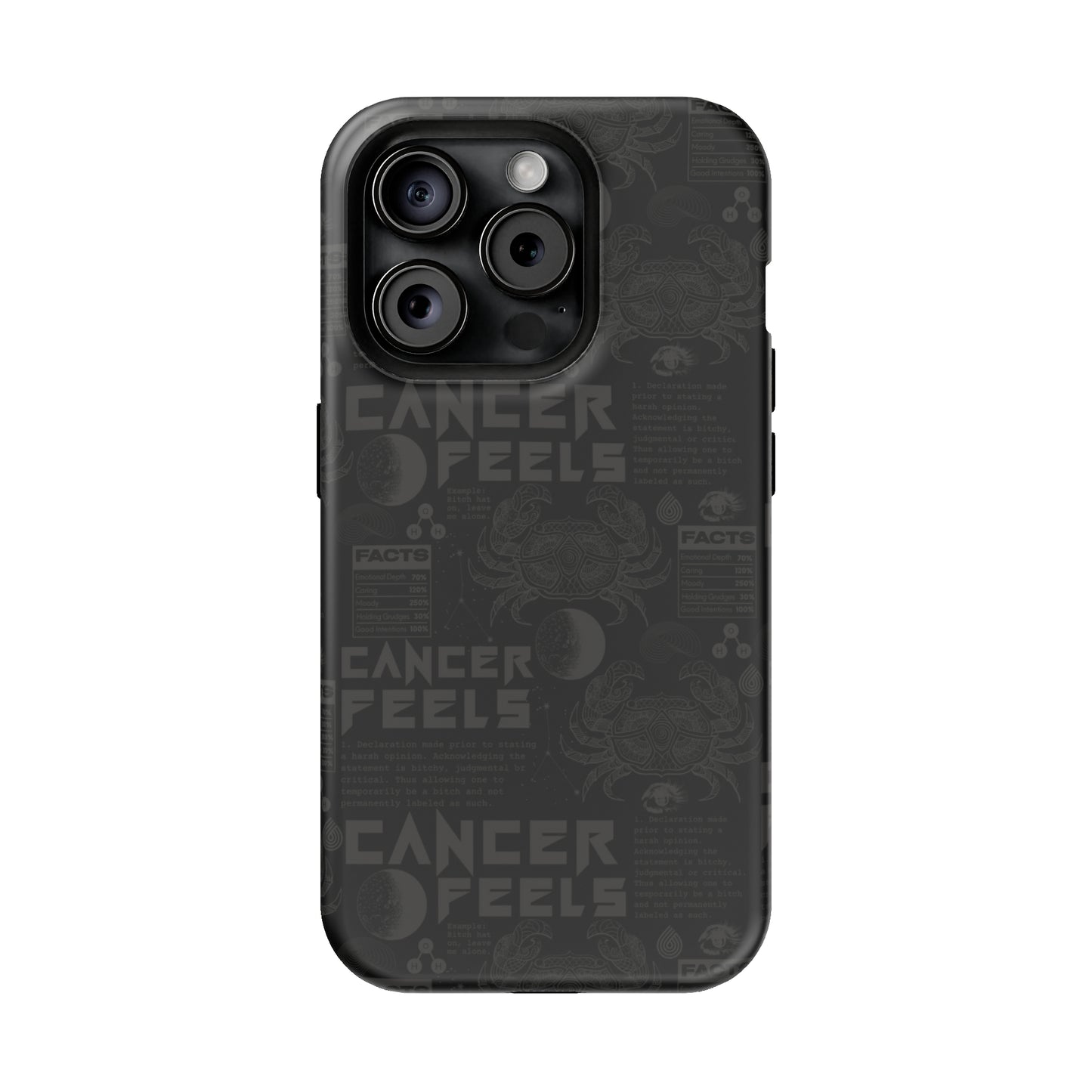 Cancer Blackout Phone Case