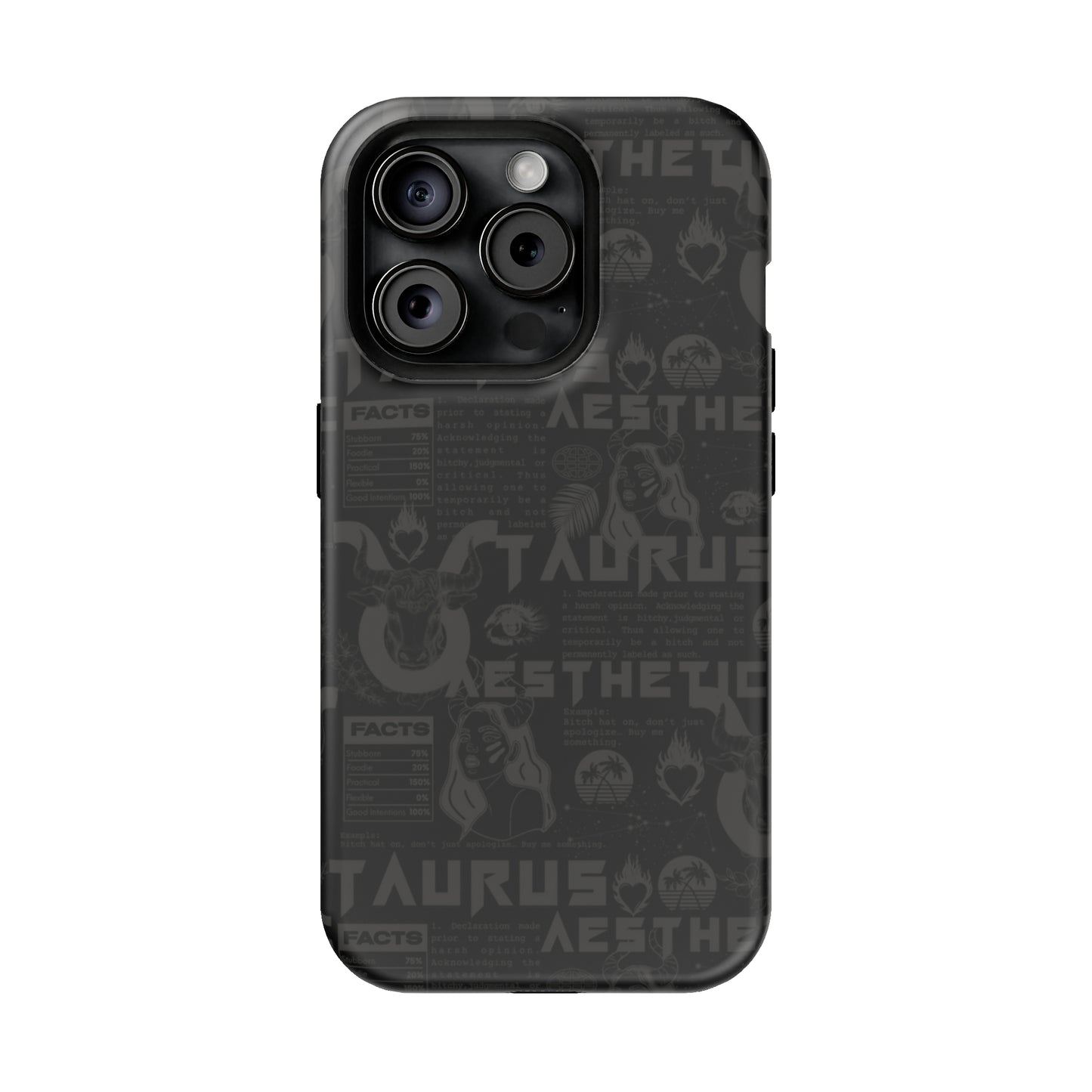 Taurus Blackout Phone Case