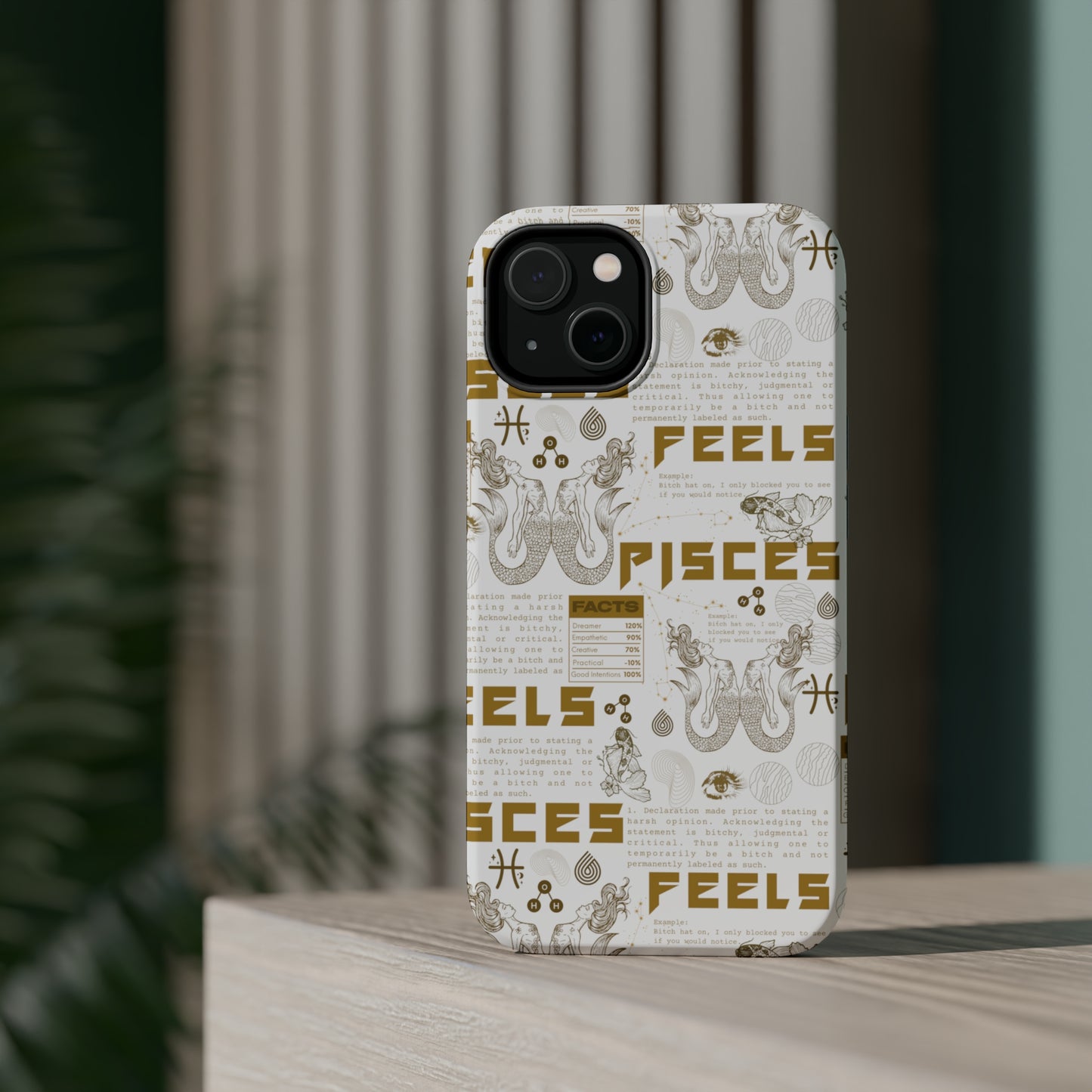 Pisces Golden Phone Case