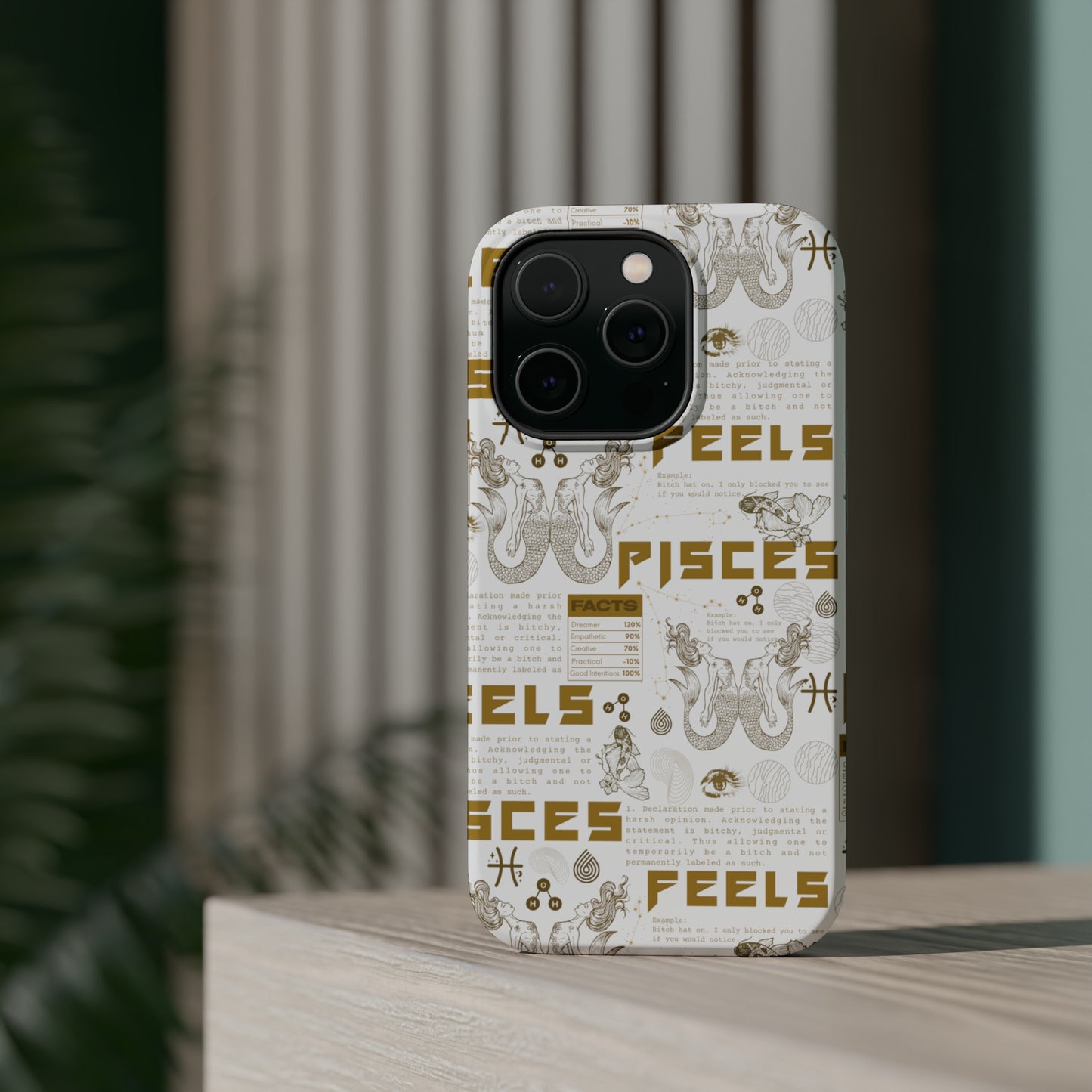 Pisces Golden Phone Case