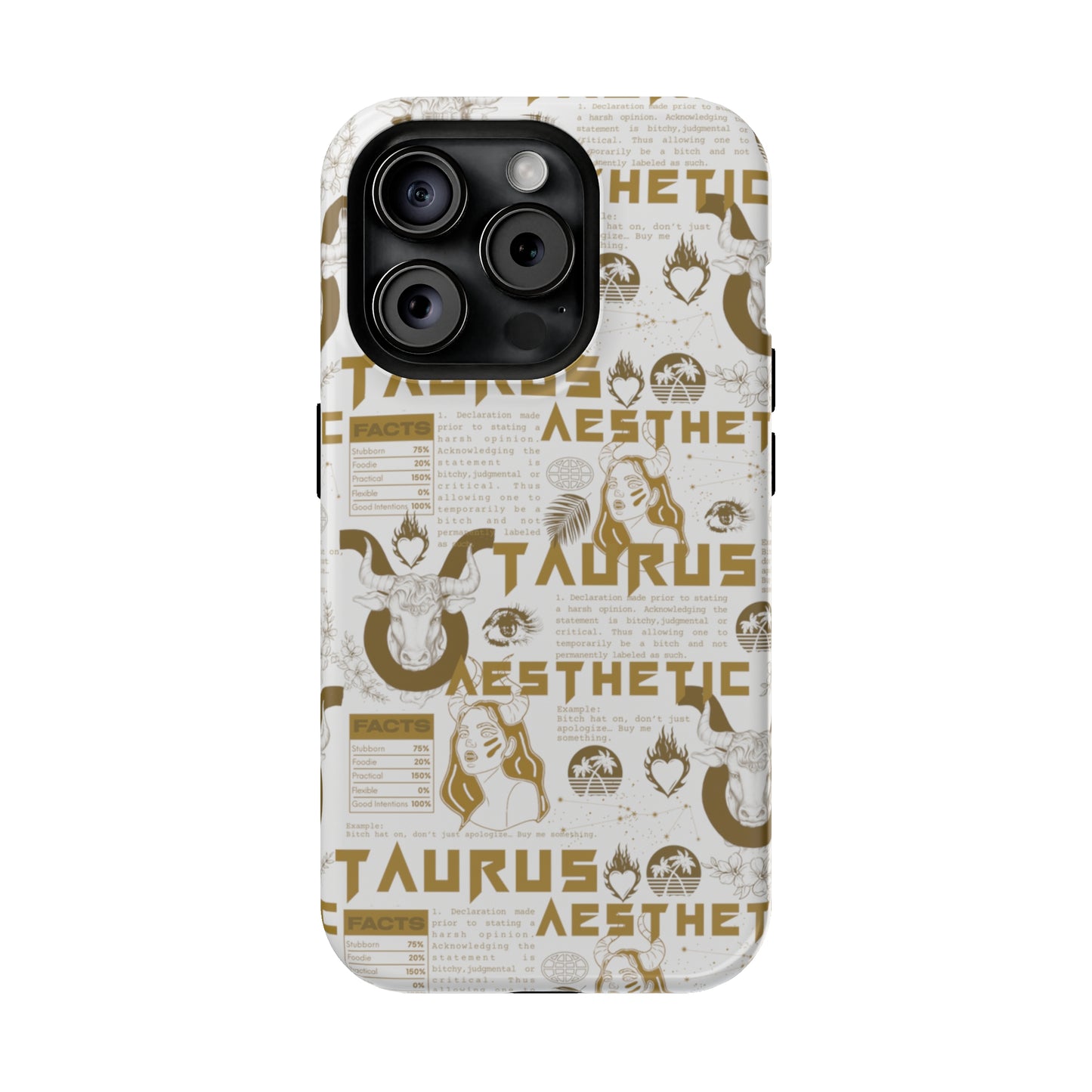 Taurus Golden Phone Case