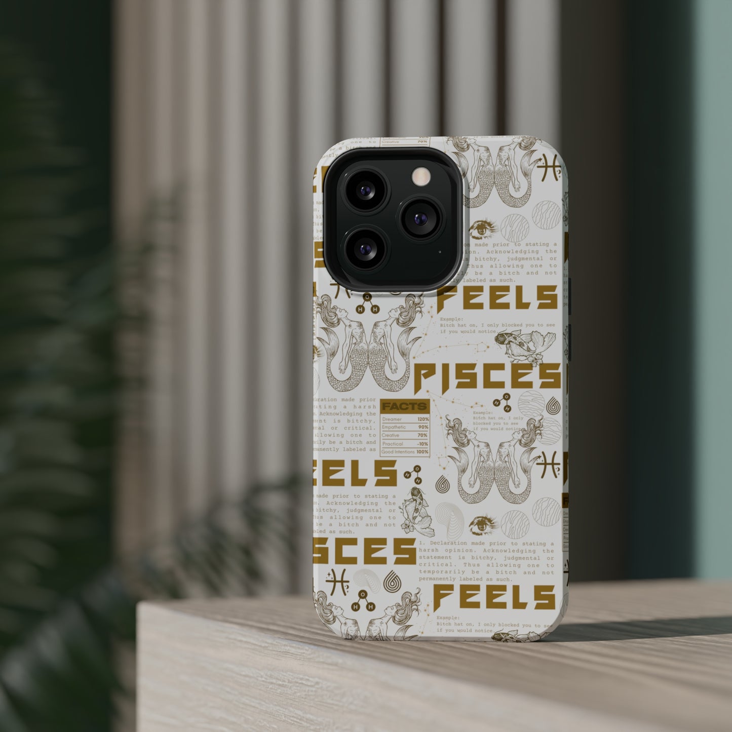 Pisces Golden Phone Case