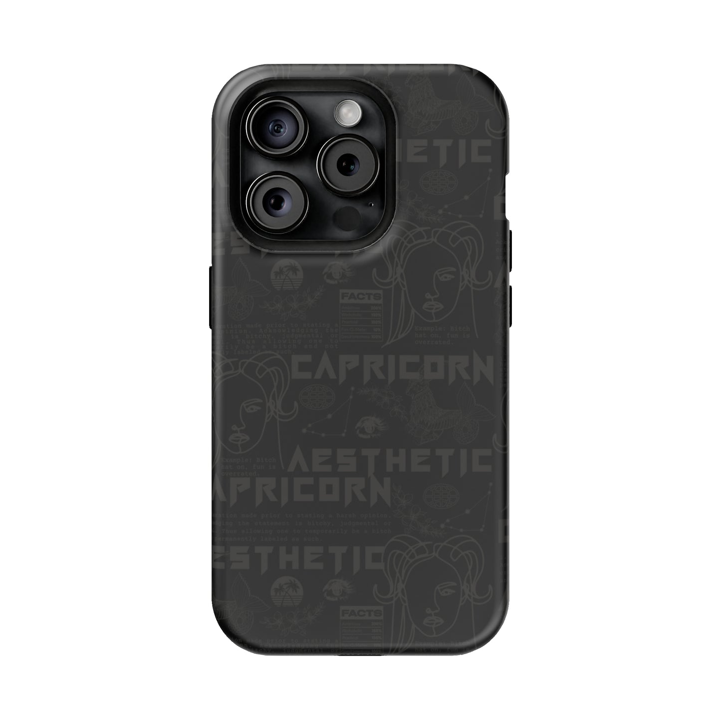 Capricorn Blackout Phone Case