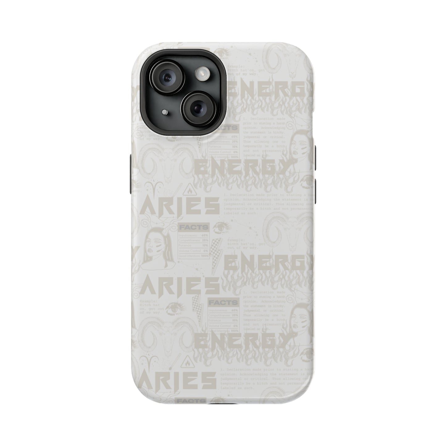 Aries Whiteout Phone Case