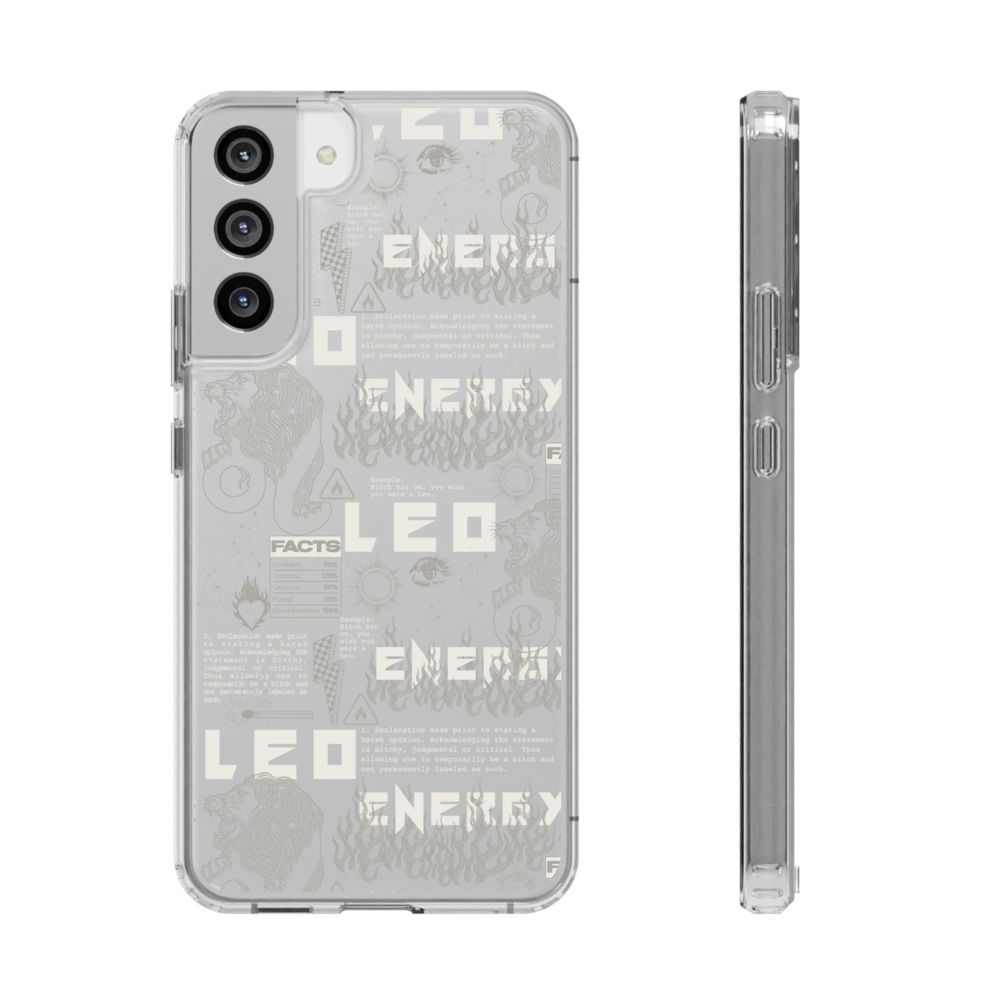 Leo Clear Phone Case