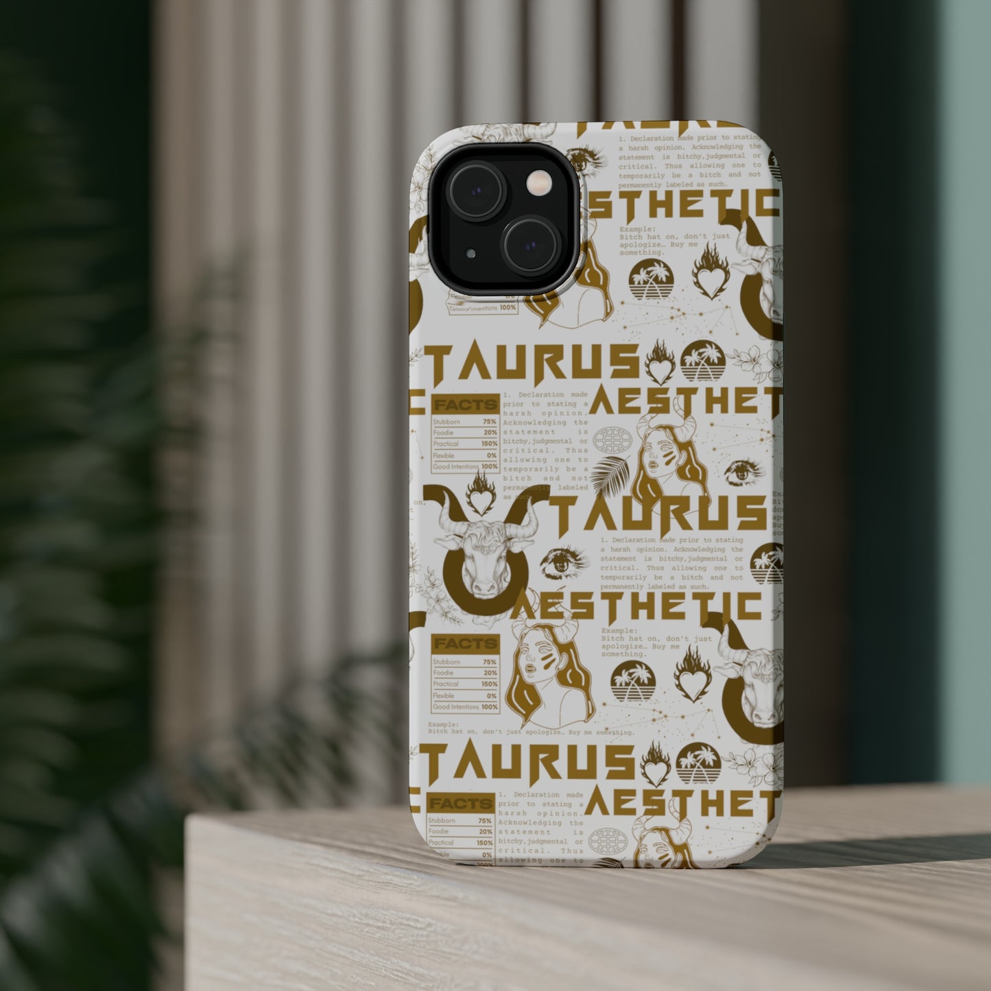 Taurus Golden Phone Case