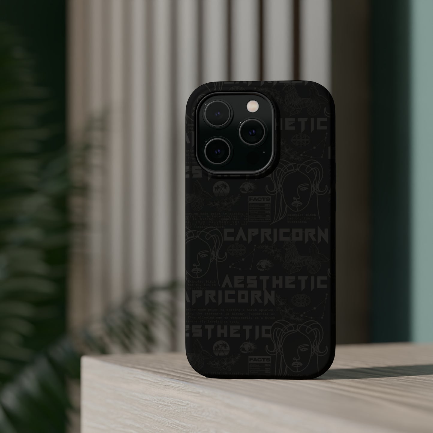 Capricorn Blackout Phone Case