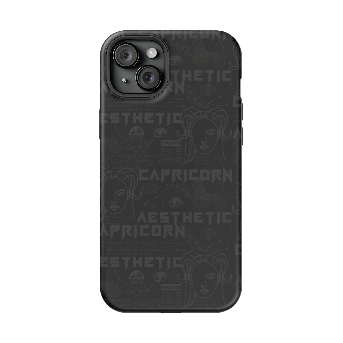 Capricorn Blackout Phone Case