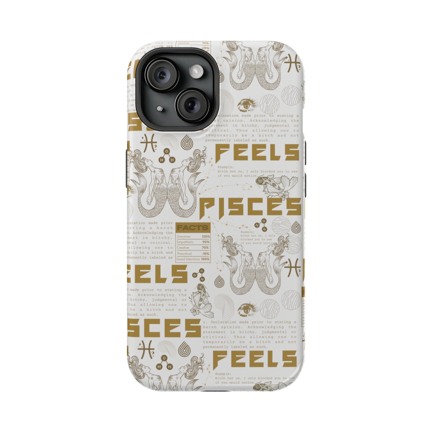 Pisces Golden Phone Case