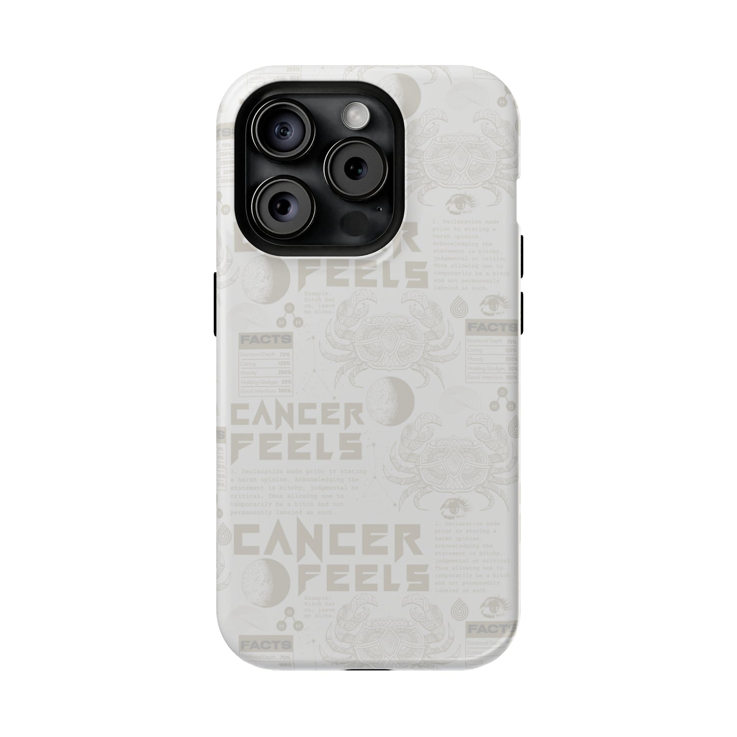 Cancer Whiteout Phone Case