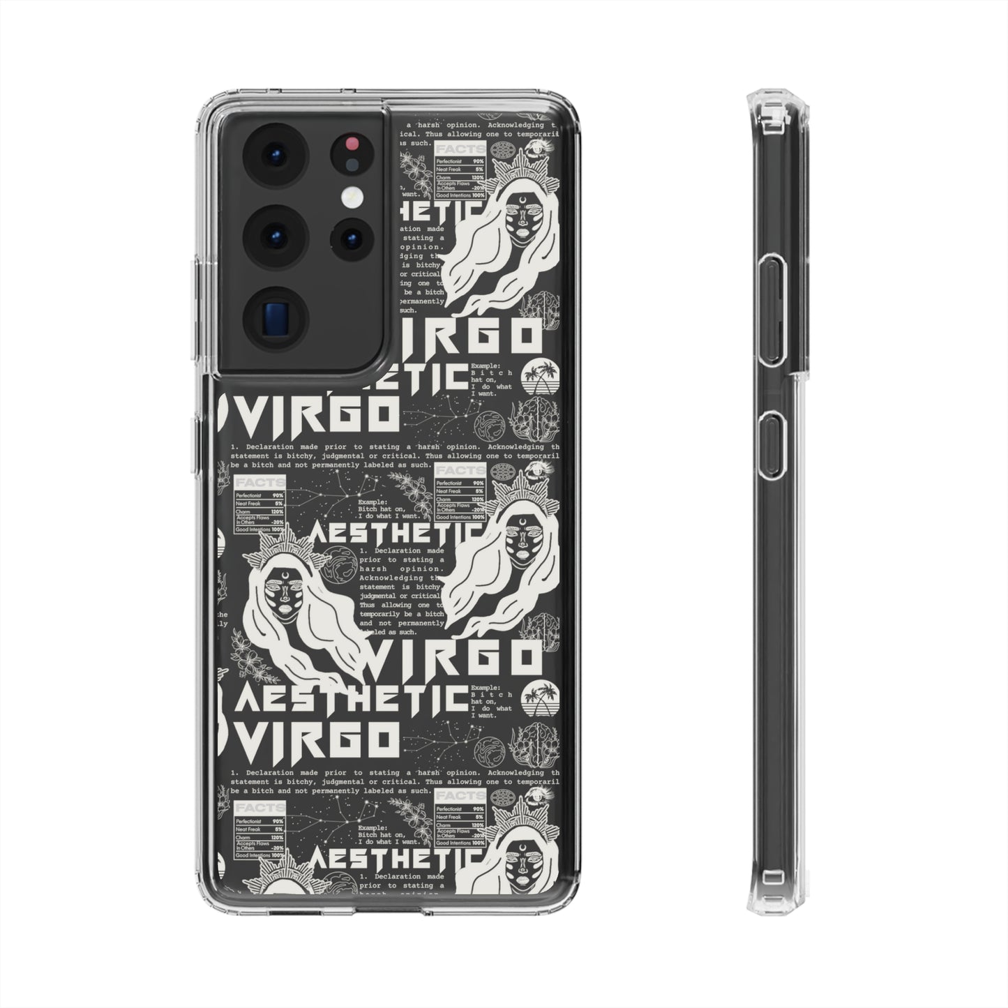 Virgo Clear Phone Case