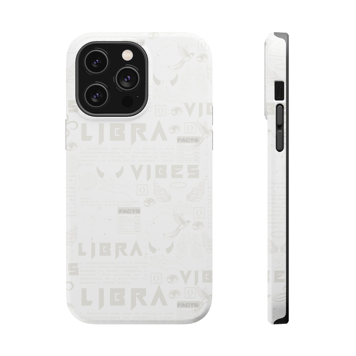 Libra Whiteout Phone Case
