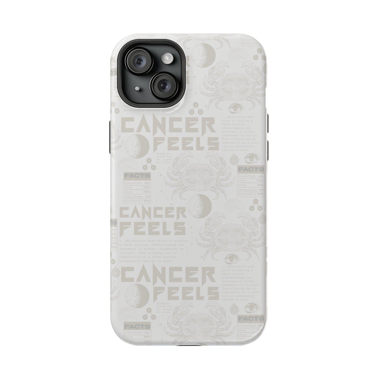 Cancer Whiteout Phone Case