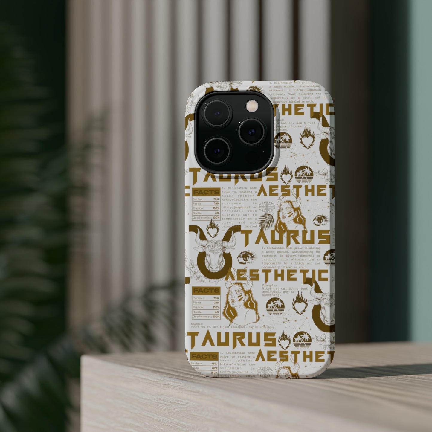 Taurus Golden Phone Case