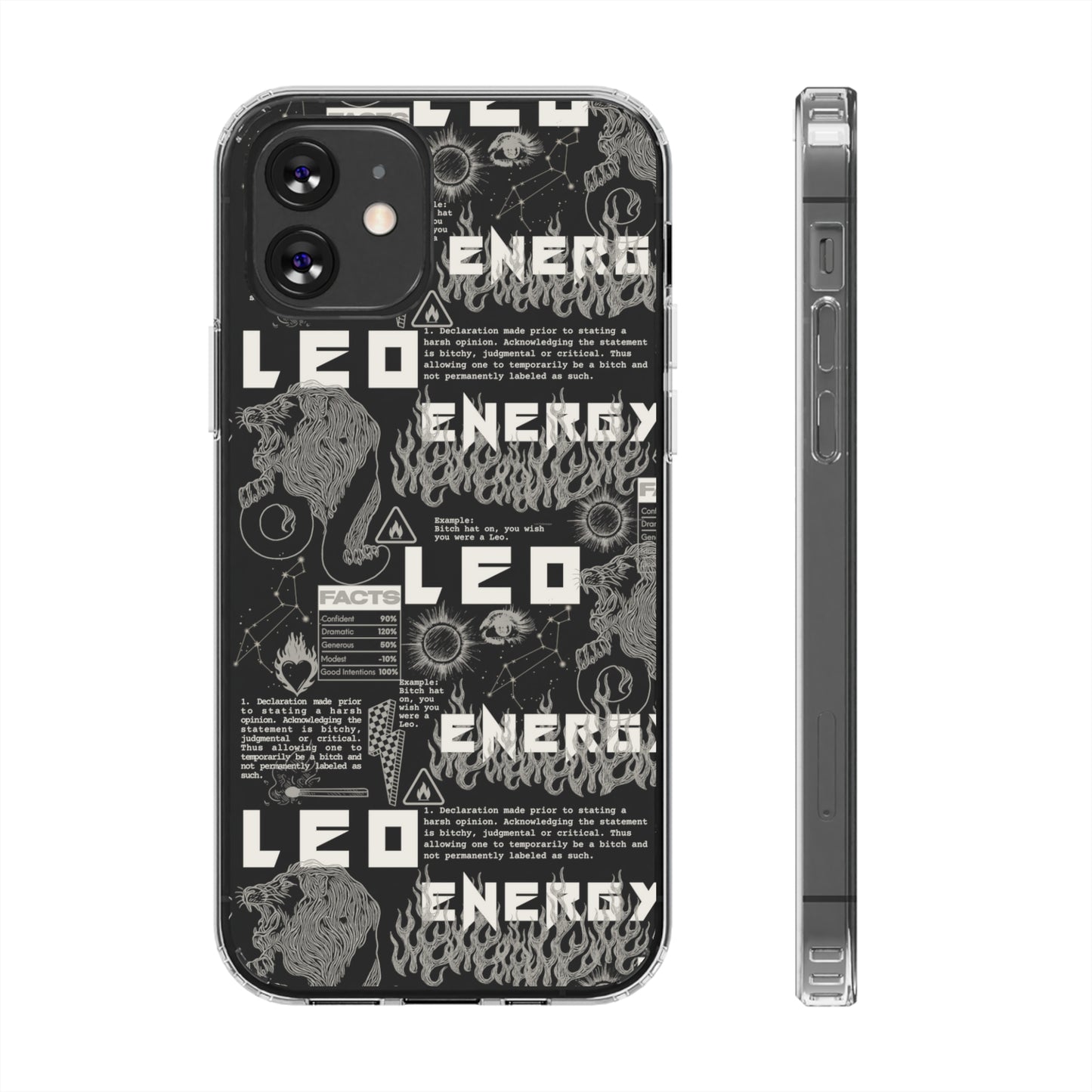 Leo Clear Phone Case