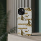 Aquarius Gold & White Phone Case