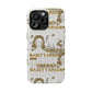 Sagittarius White & Gold Phone Case