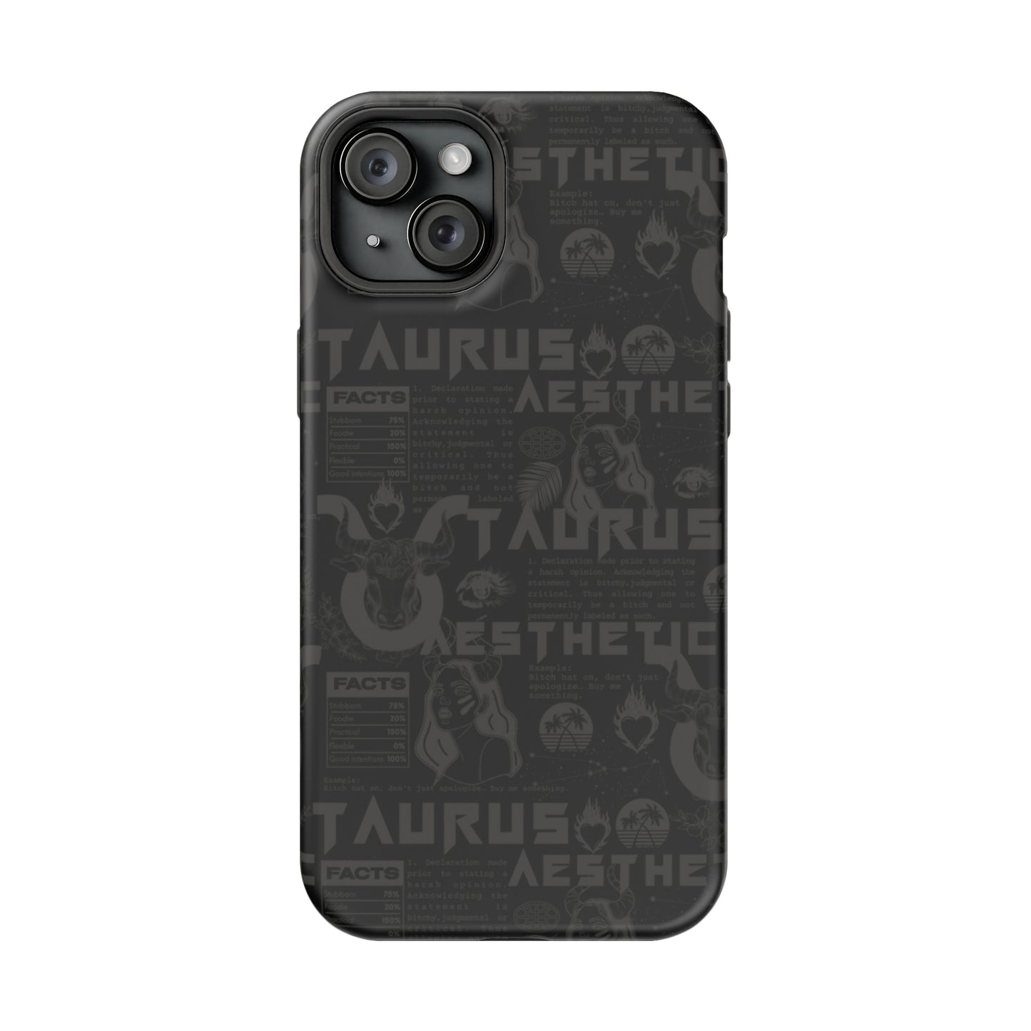 Taurus Blackout Phone Case