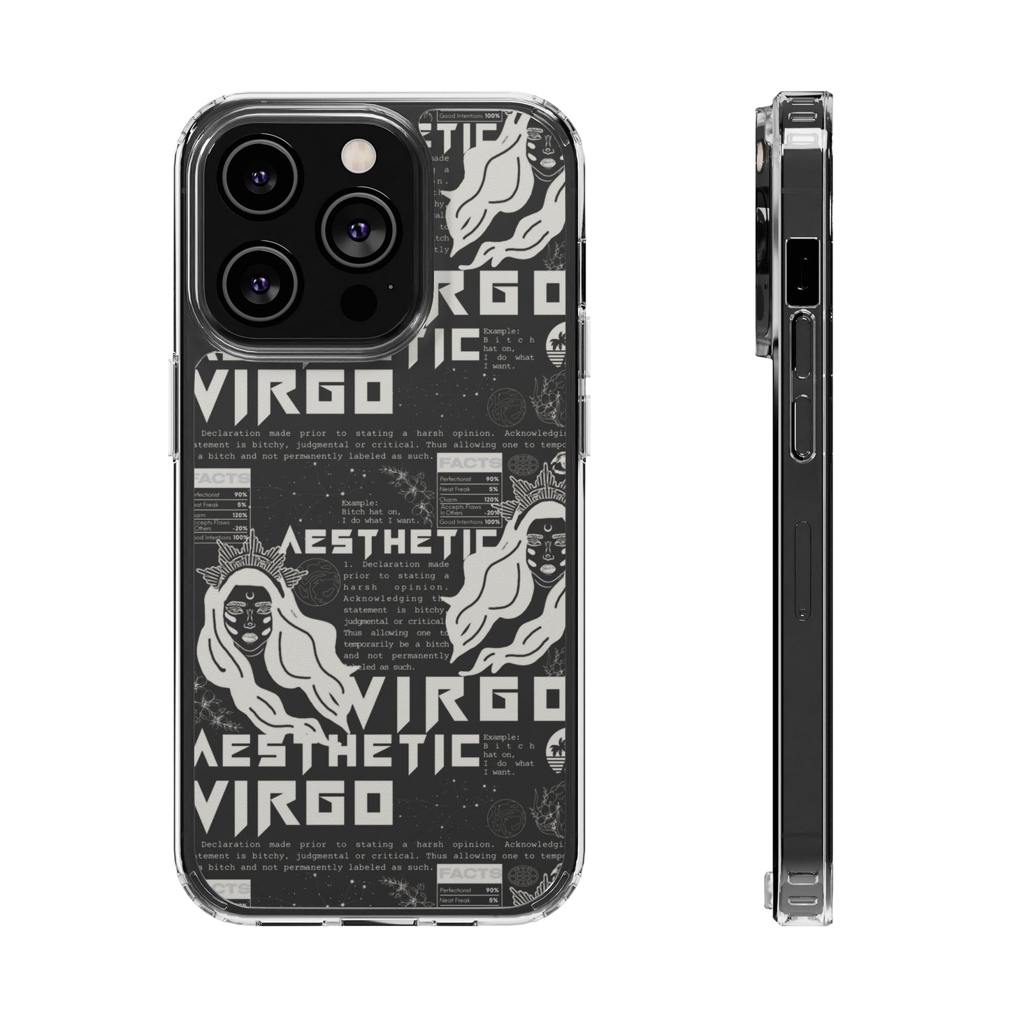 Virgo Clear Phone Case