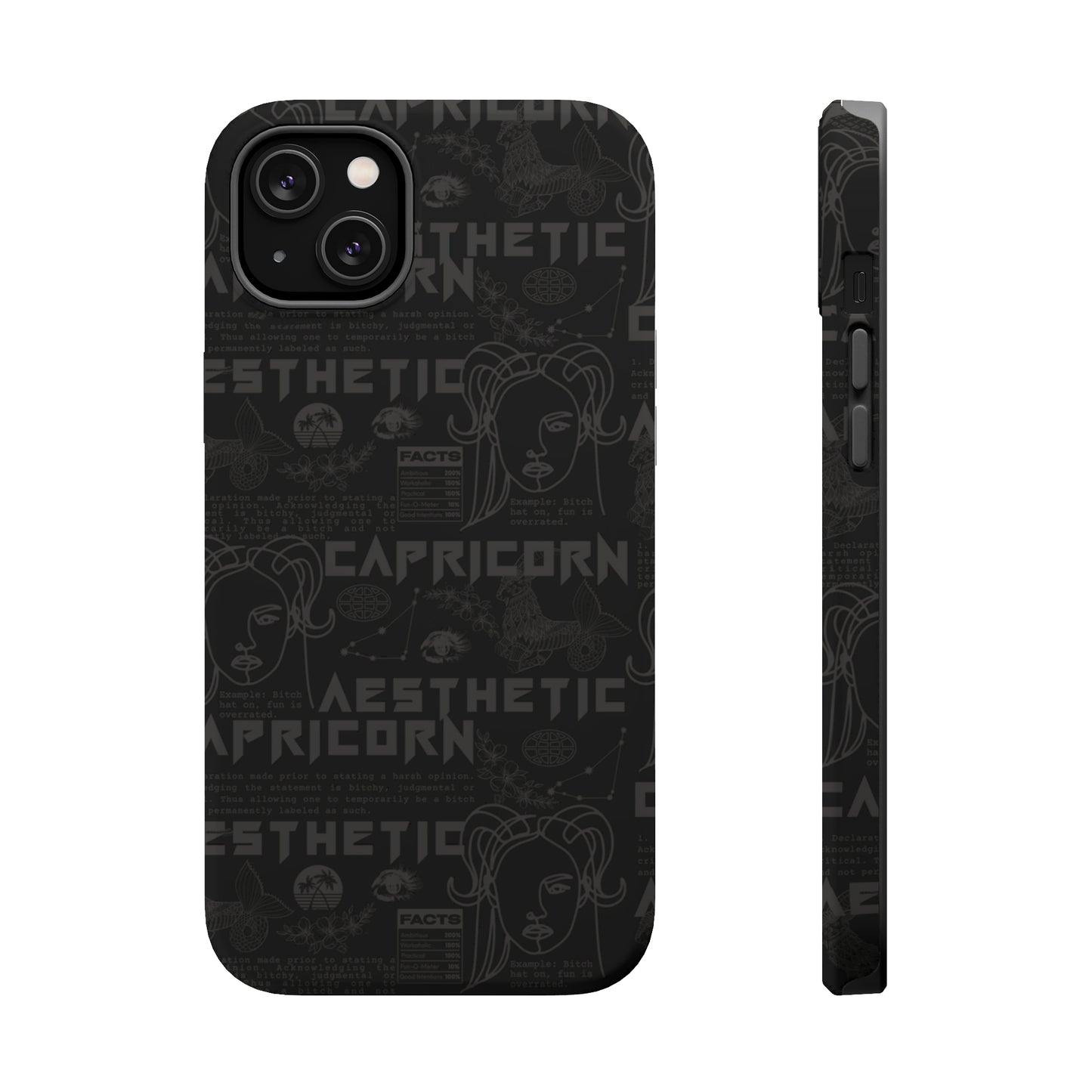 Capricorn Blackout Phone Case